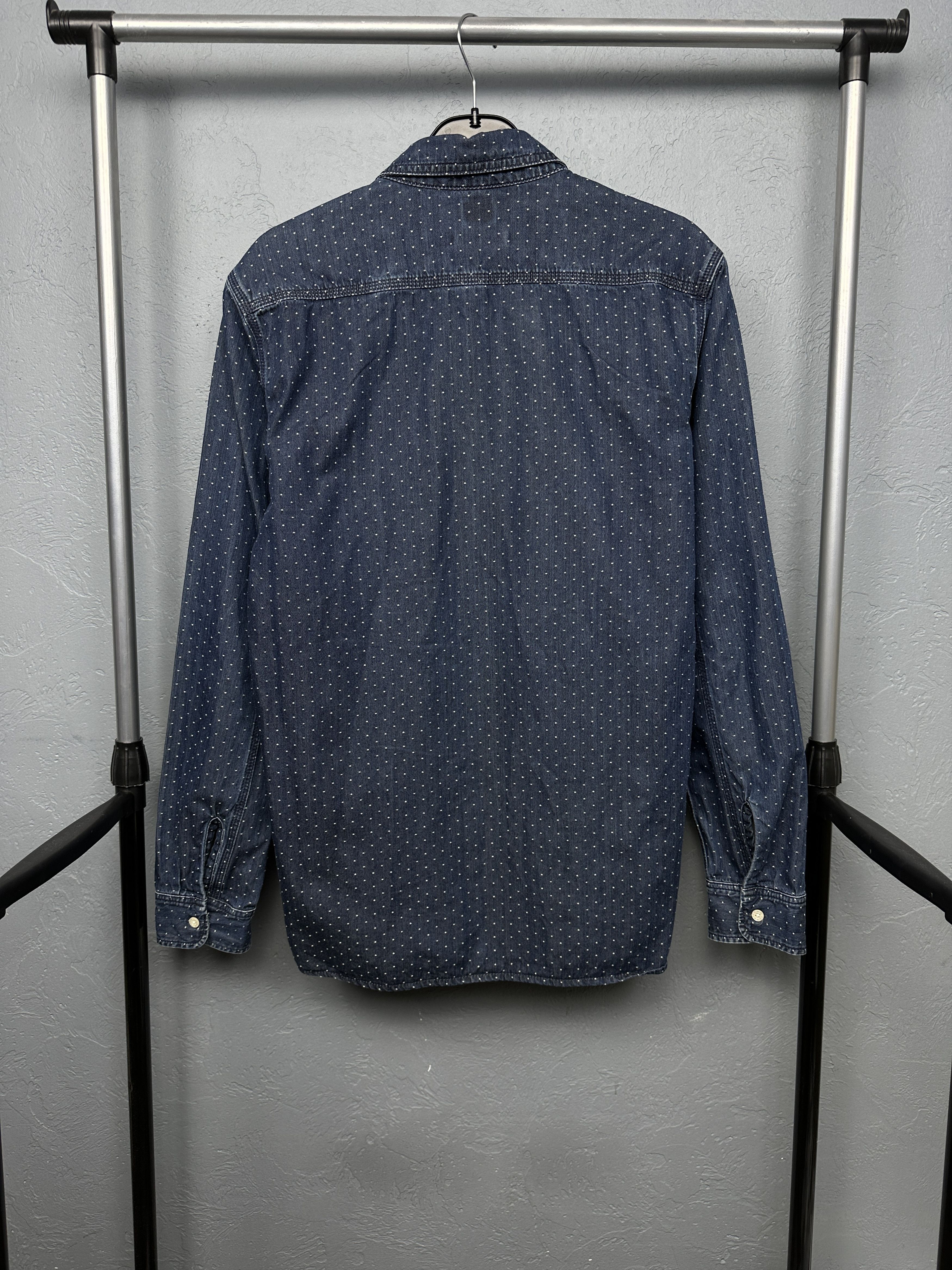 Edwin Edwin Mens Japanese Denim Work Shirt Size US L / EU 52-54 / 3 - 8 Thumbnail