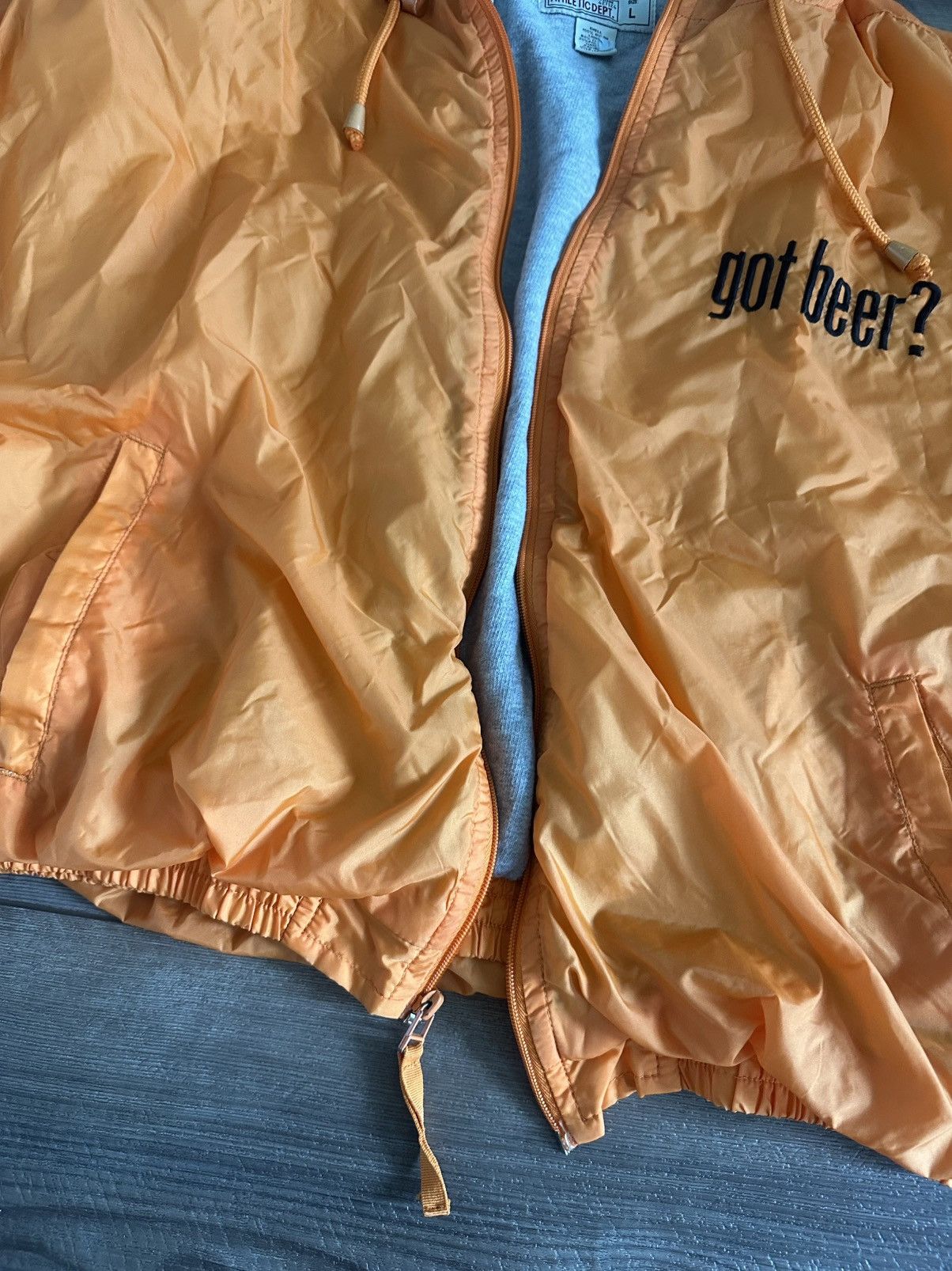 Vintage 90s Vintage “got beer?” Lined Windbreaker Steve and Barry’s Size US L / EU 52-54 / 3 - 4 Thumbnail