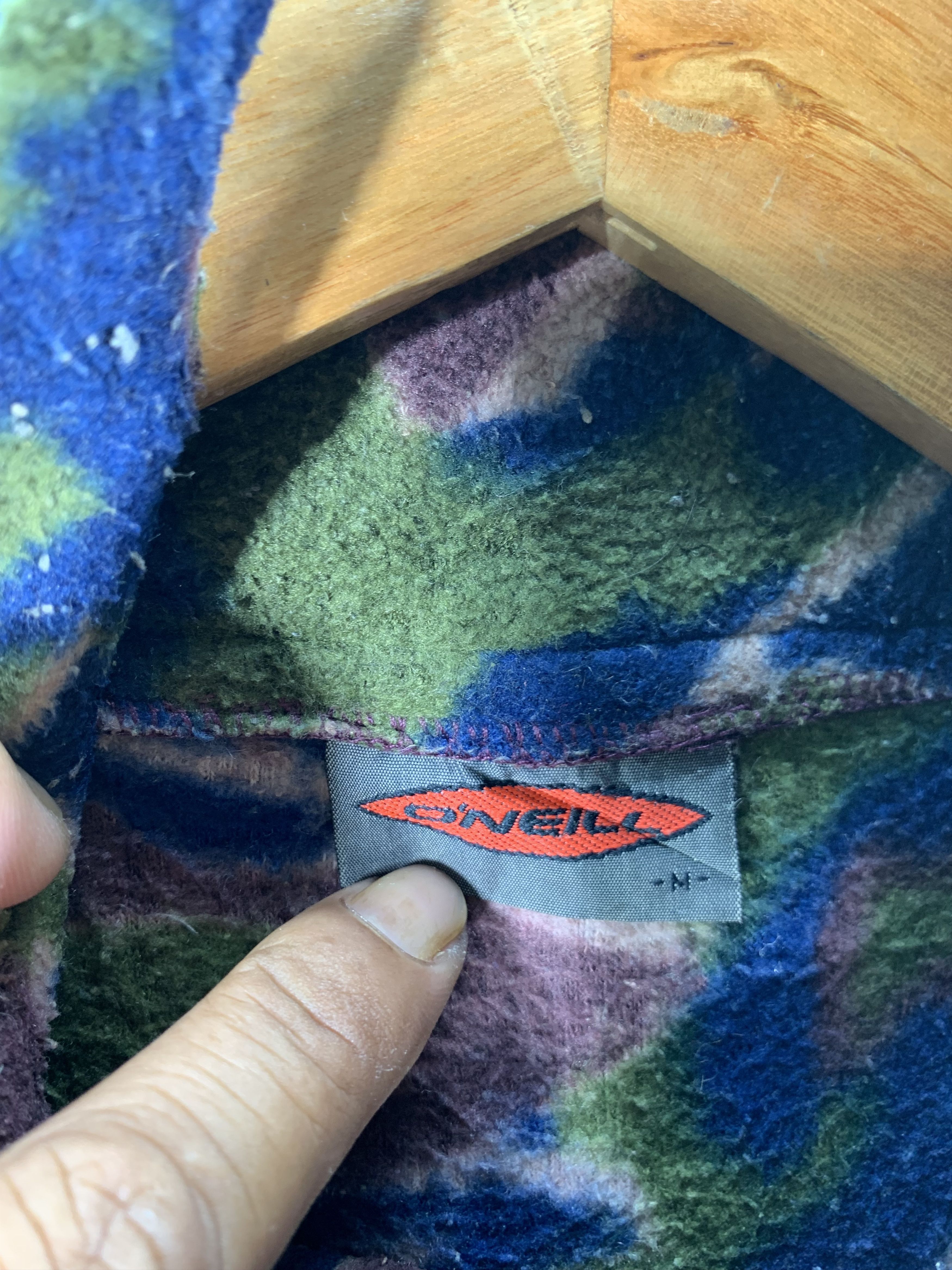 O'Neill × Vintage ⚡️Vintage Oneil Printed Fleece Polatec Size US L / EU 52-54 / 3 - 6 Thumbnail