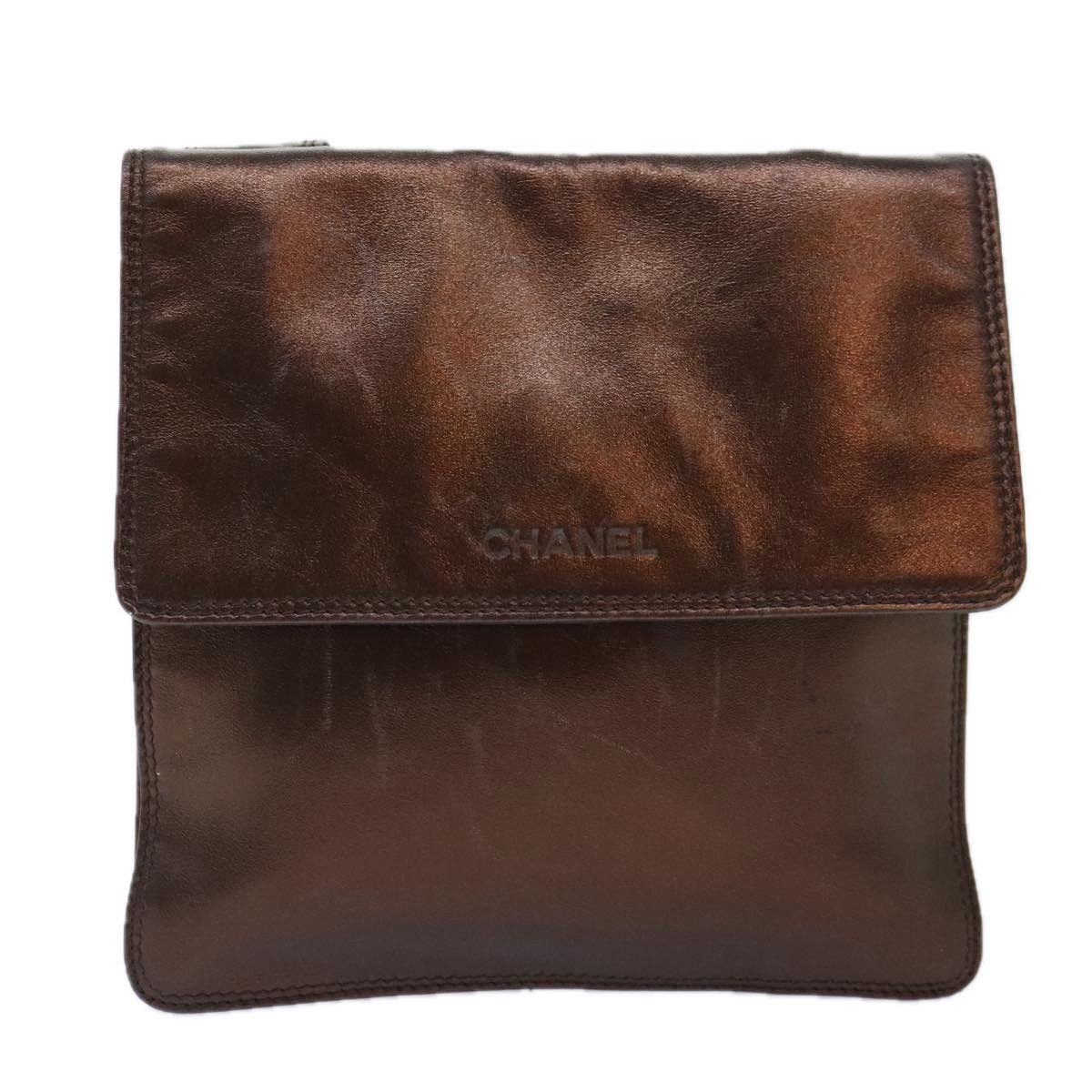 Chanel Brown Leather Shoulder Bag (Pre-Owned) Size ONE SIZE - 1 Thumbnail