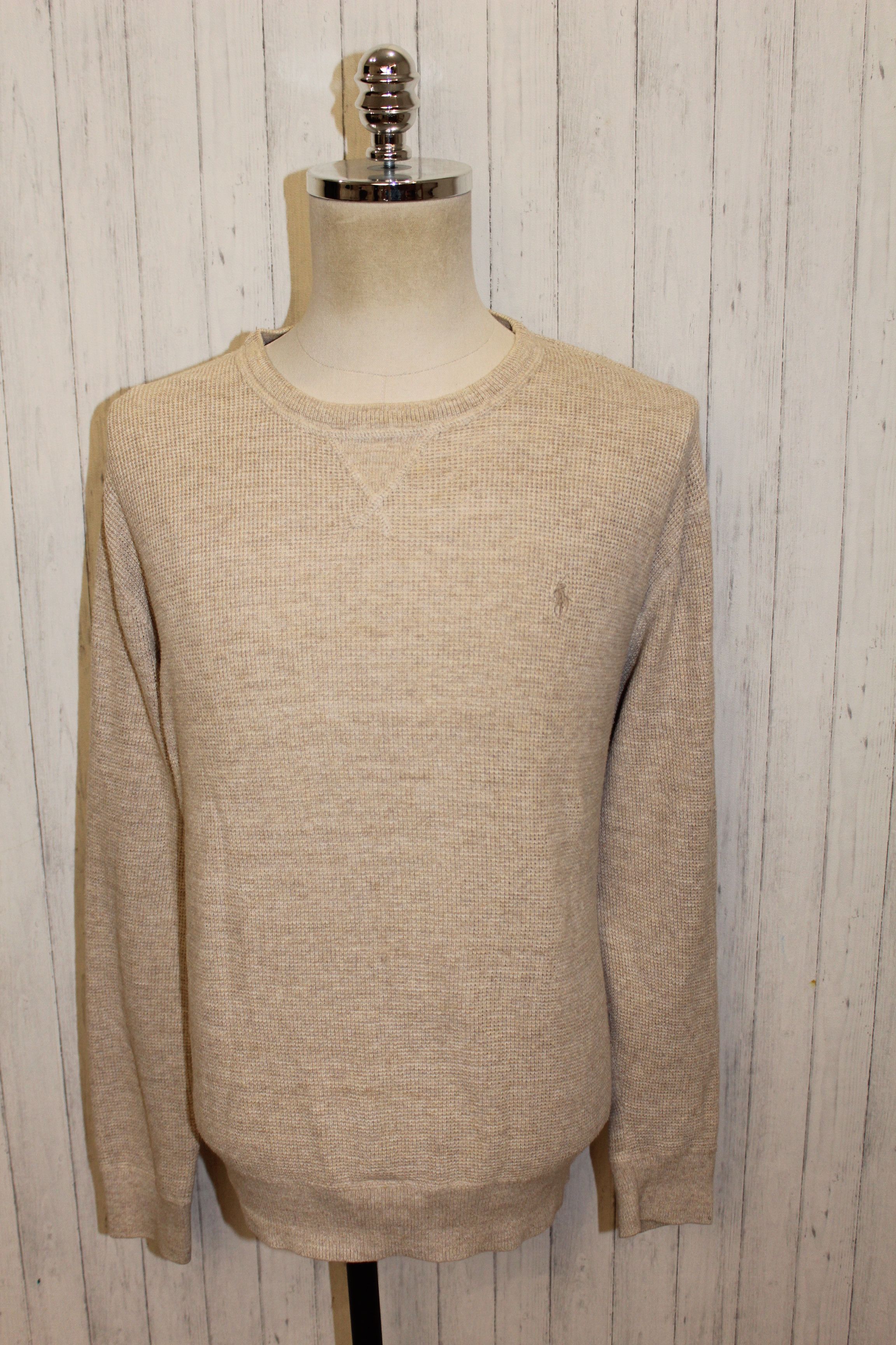 Polo Ralph Lauren Men's RALPH LAUREN Crew Neck Green Jumper Size L Size US L / EU 52-54 / 3 - 2 Thumbnail