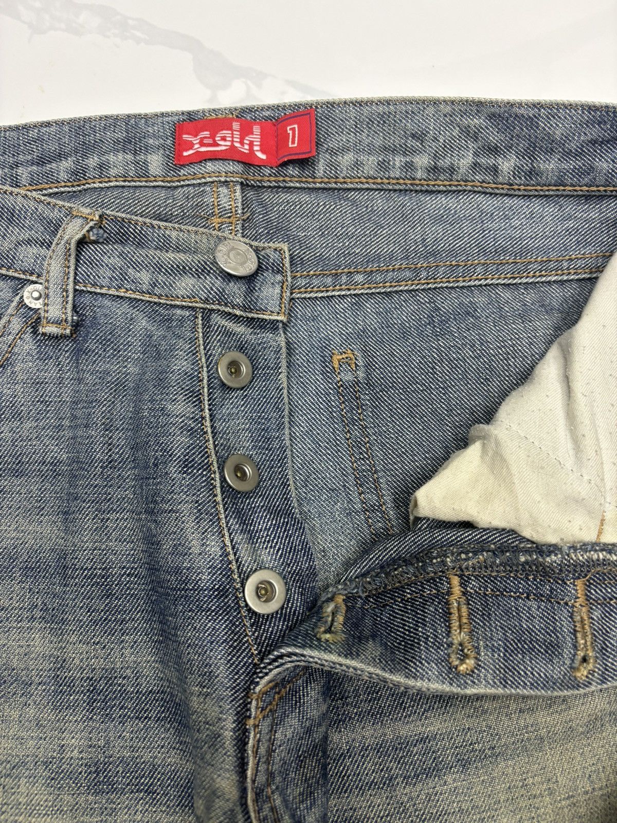 If Six Was Nine 🔥X-Girl Rusty Distressed Denim Jeans Size 28" / US 6 / IT 42 - 11 Thumbnail