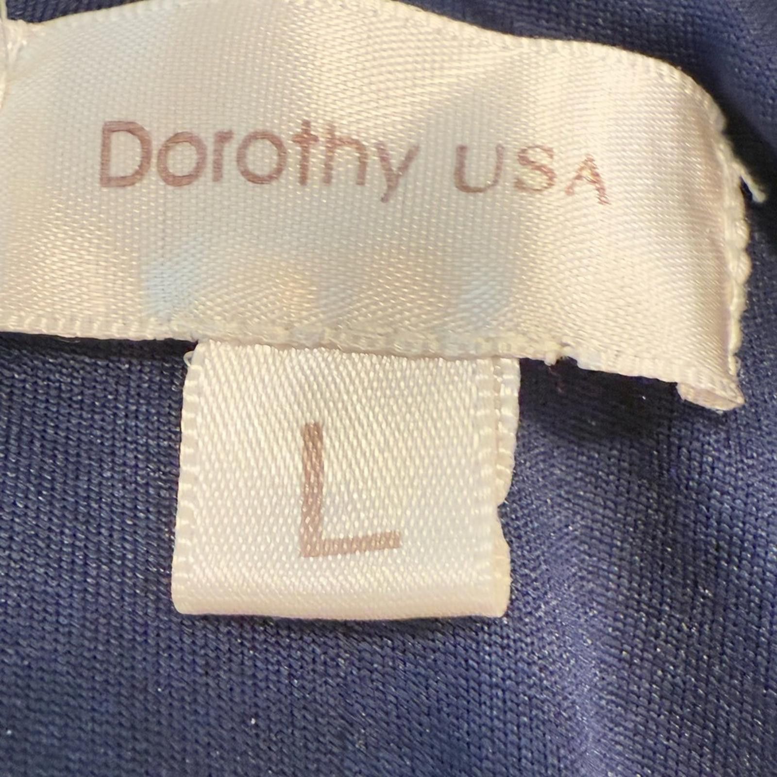 Other Dorothy USA Polka Dot Sleeveless Dress Lace semi sheer SZ LG Size L / US 10 / IT 46 - 5 Thumbnail