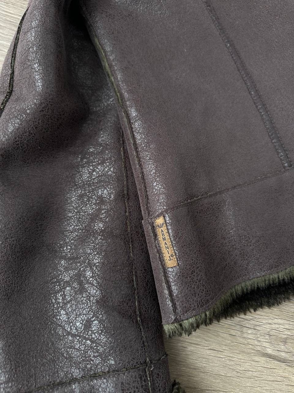 Armani × Vintage Vintage Armani Jeans Faux Fur Womesn Jacket Size L / US 10 / IT 46 - 19 Thumbnail