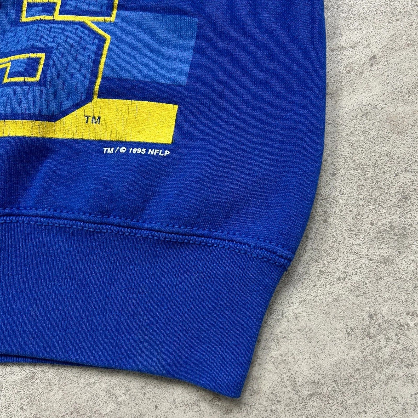 NFL × Vintage LA ST.LOUIS RAMS SALEM SPORTSWEAR 1995 DOUBLE SIDED Size US XL / EU 56 / 4 - 5 Thumbnail