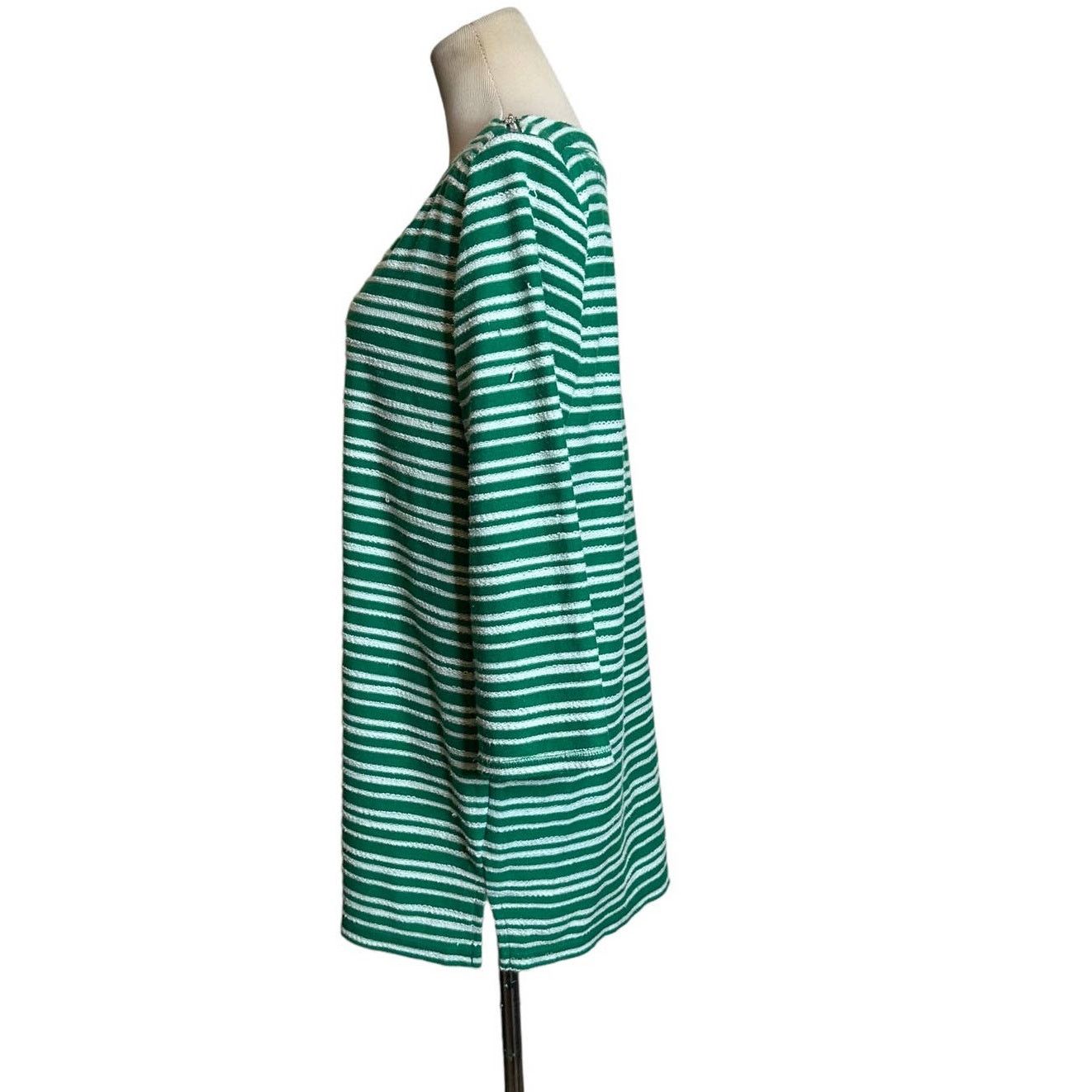 Liz Claiborne Liz Claiborne stripes knit tunic top size Medium Size M / US 6-8 / IT 42-44 - 6 Thumbnail