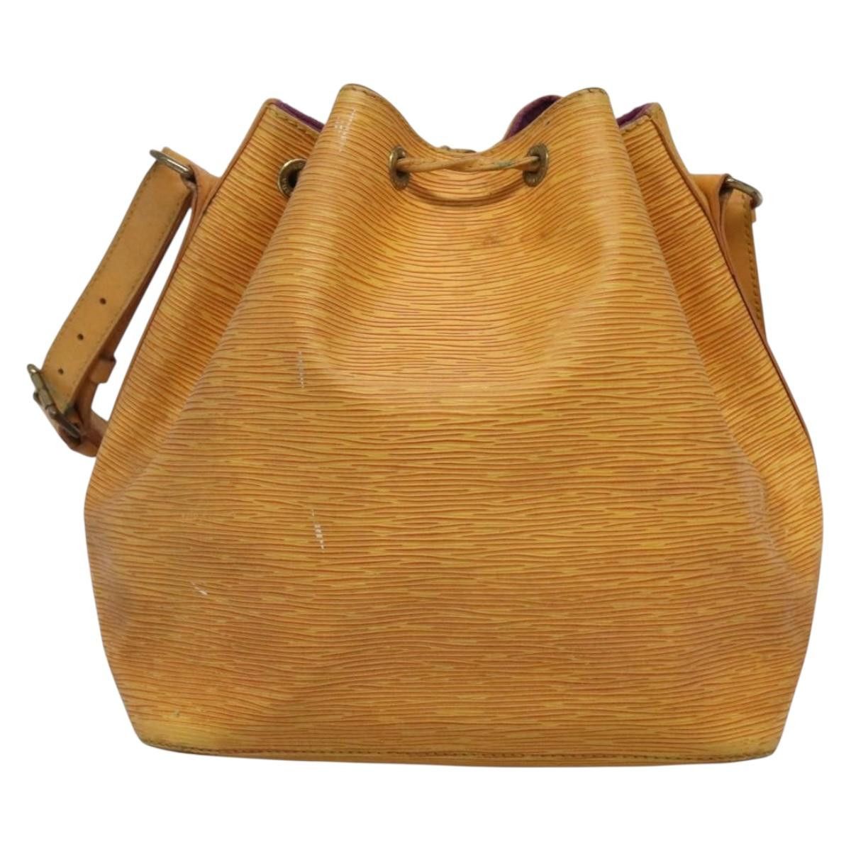 Louis Vuitton LOUIS VUITTON Epi Petit Noe Shoulder Bag Yellow M44109 Size ONE SIZE - 2 Thumbnail