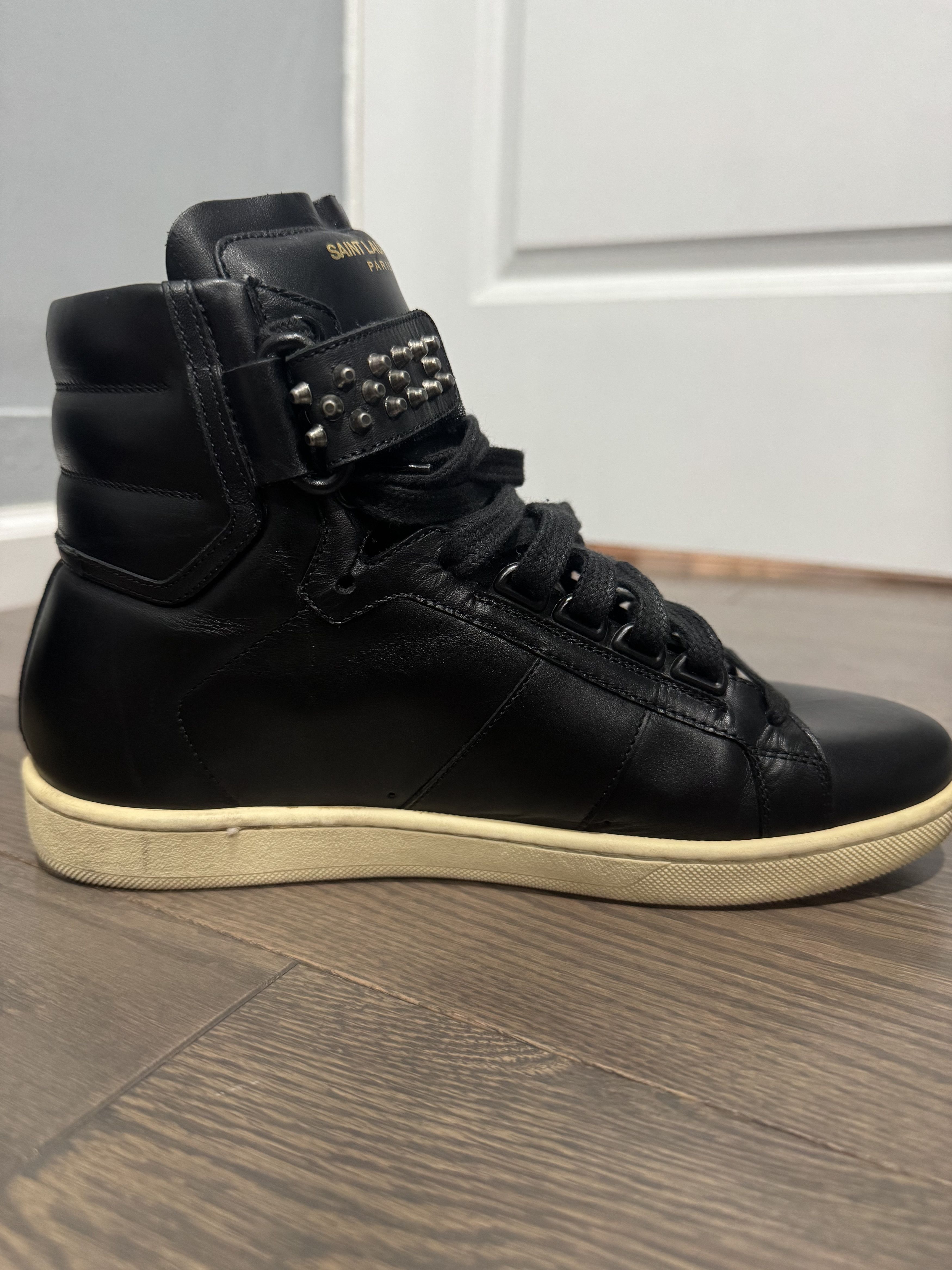 Saint Laurent Paris Saint Laurent High Top 14H Size US 6.5 / EU 39-40 - 8 Thumbnail