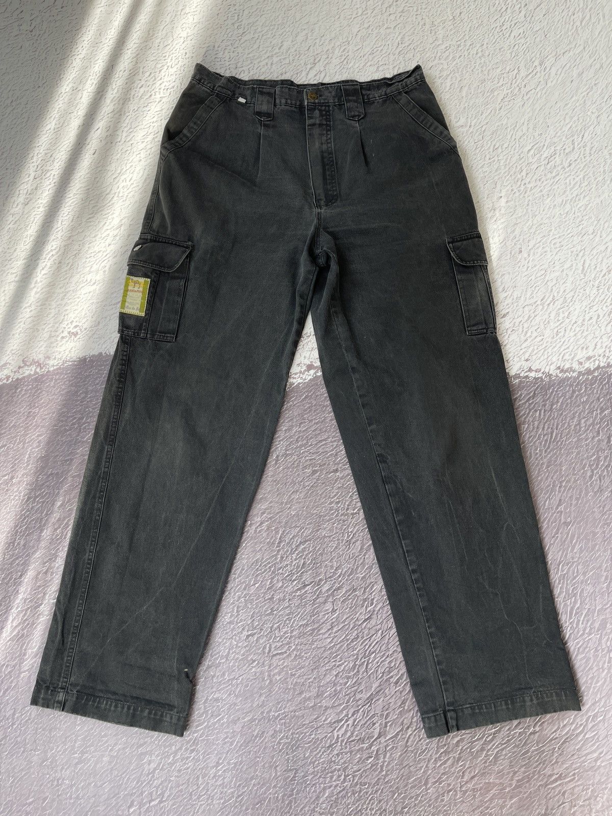 Camel Camel vintage faded distressed utility cargo pants Size US 34 / EU 50 - 1 Thumbnail