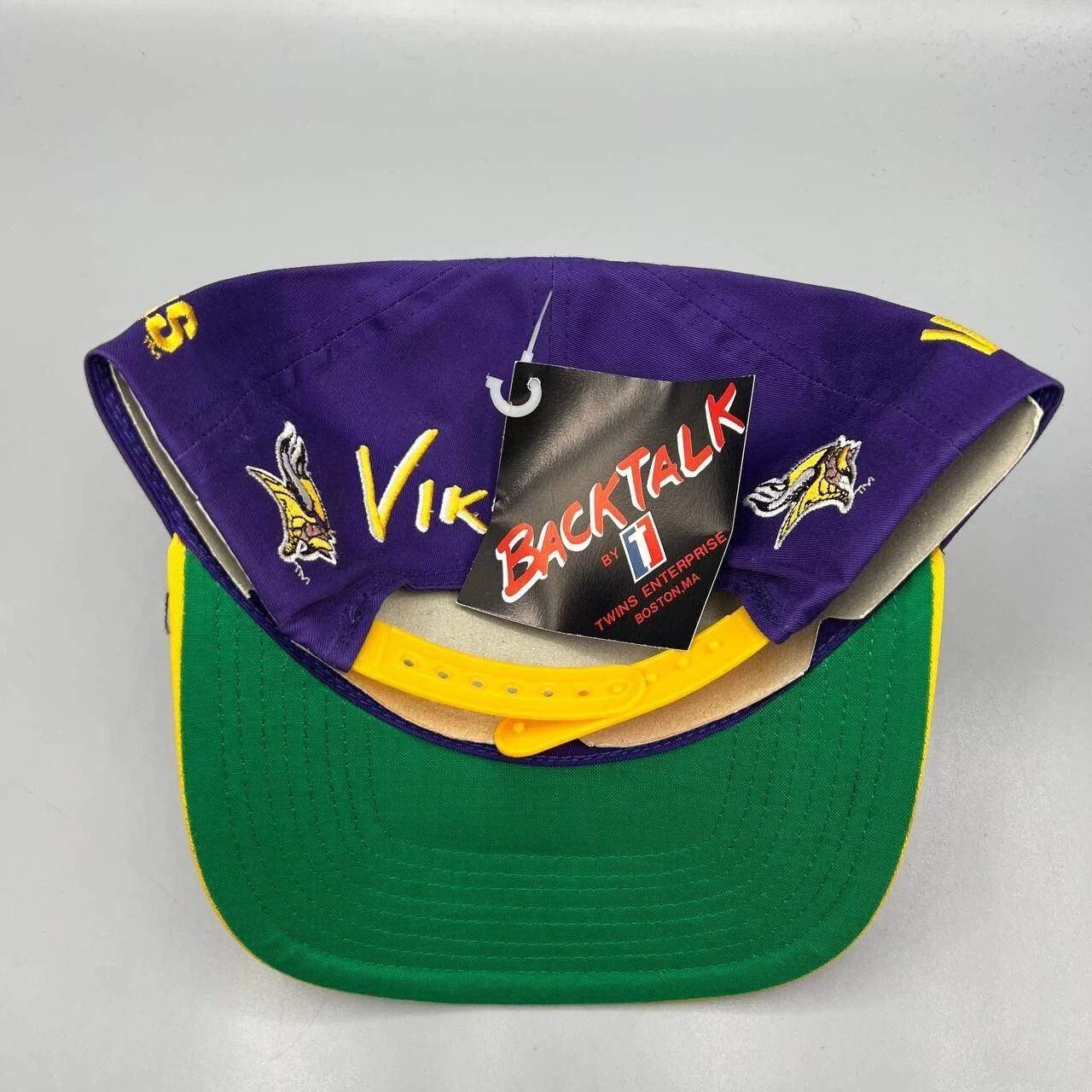 NFL × Vintage Minnesota Vikings Hat Men Purple NFL Eastport Snap Back Size ONE SIZE - 5 Thumbnail