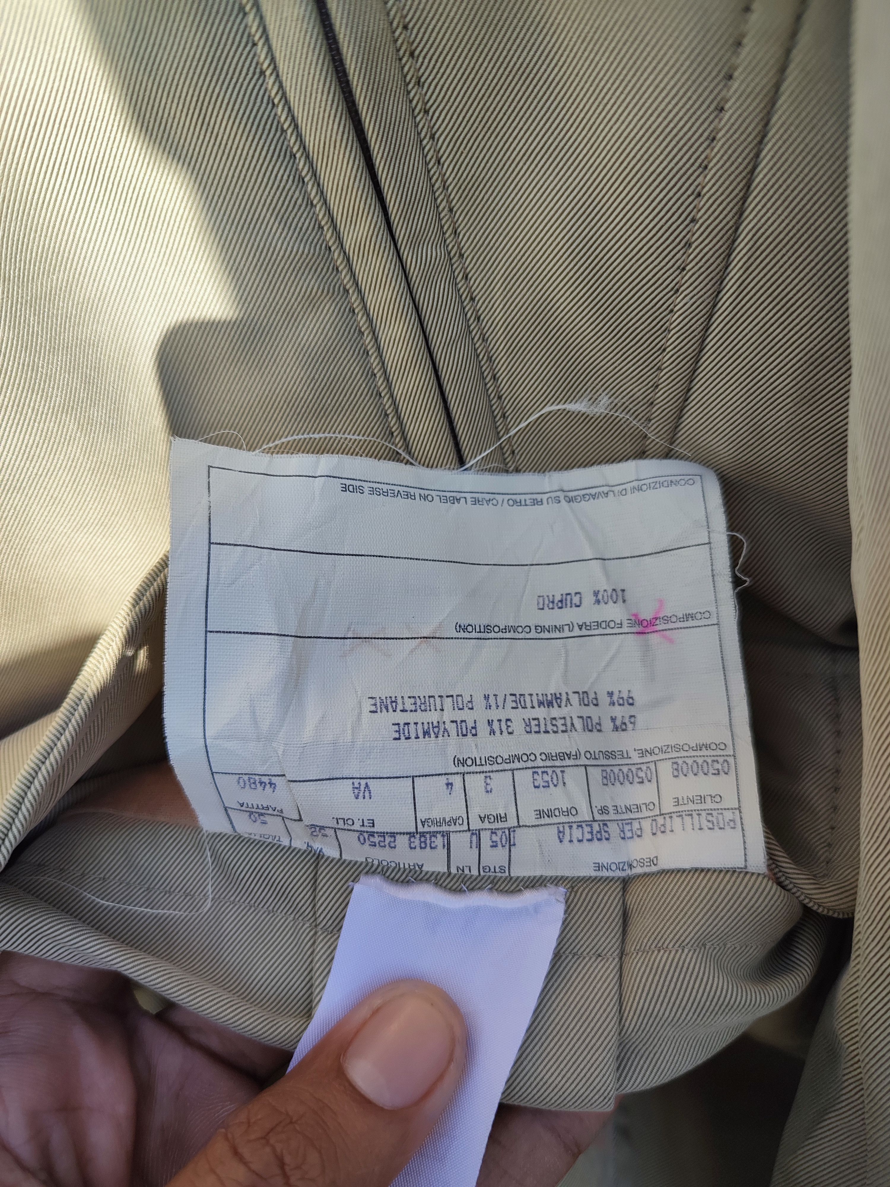 Valstar Valstar Milano Beige Field Jacket - Size 50 (Made in Italy) Size US L / EU 52-54 / 3 - 22 Thumbnail