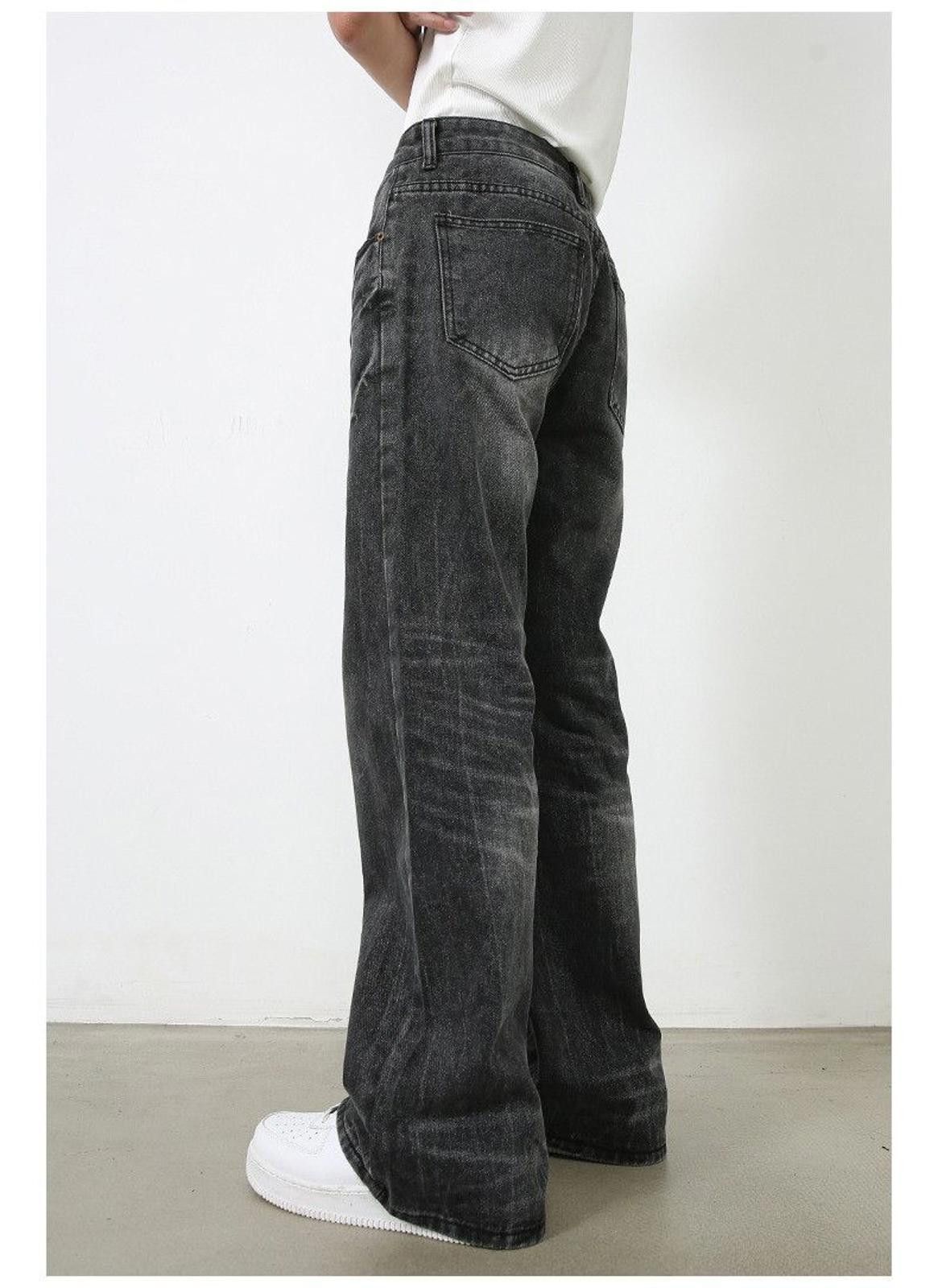 Jean Gray Stacked Denim Jeans Size US 32 / EU 48 - 4 Thumbnail