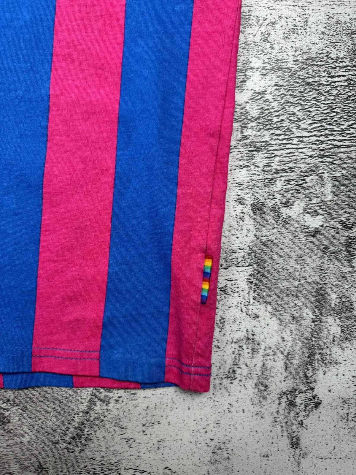 HOMME BOY CO. Vintage Very Rare Striped Polo Home Boy Loud Couture T Shirt Size US XXL / EU 58 / 5 - 10 Thumbnail