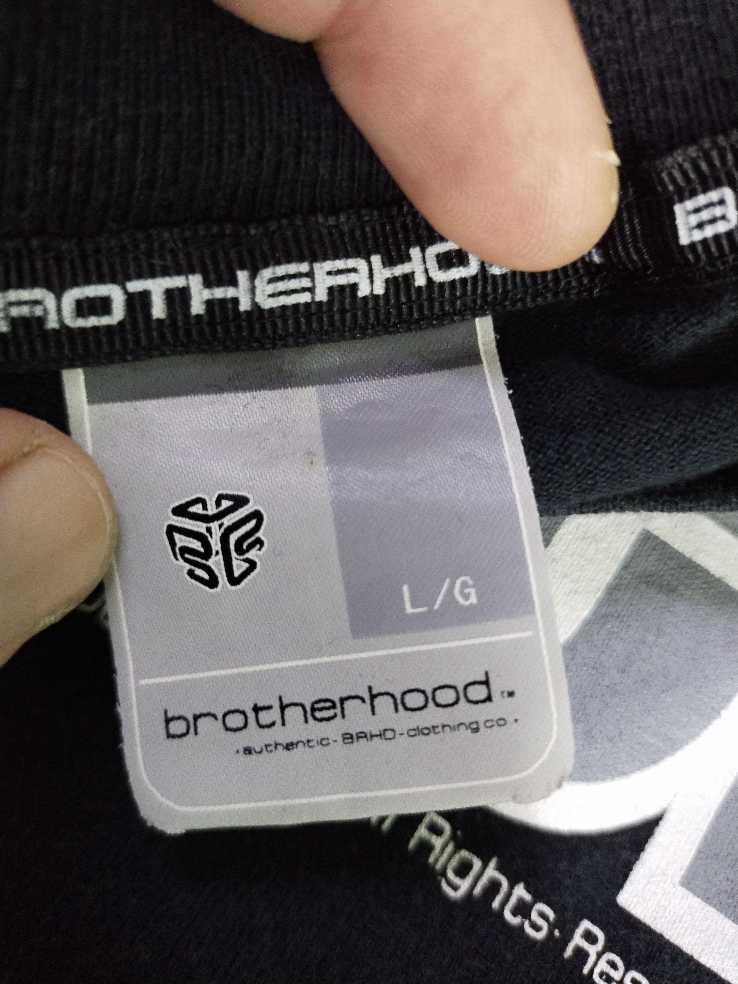 Vintage Vintage Brotherhood Crime Shirt Tee Size US M / EU 48-50 / 2 - 7 Thumbnail