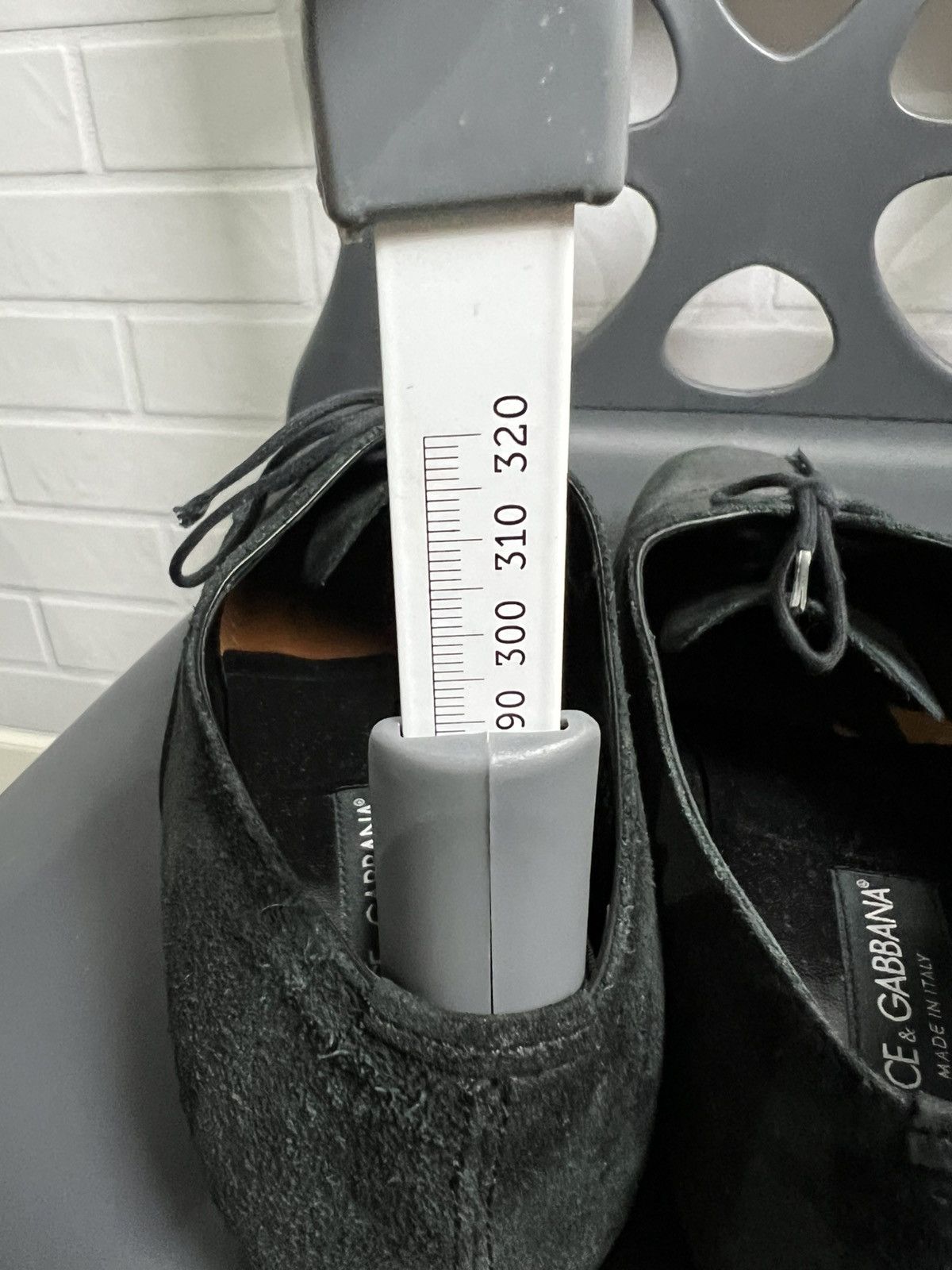 Dolce & Gabbana Dolce&Gabbana Suede Shoes Black/Gray Size 8 Size US 8 / EU 41 - 11 Thumbnail