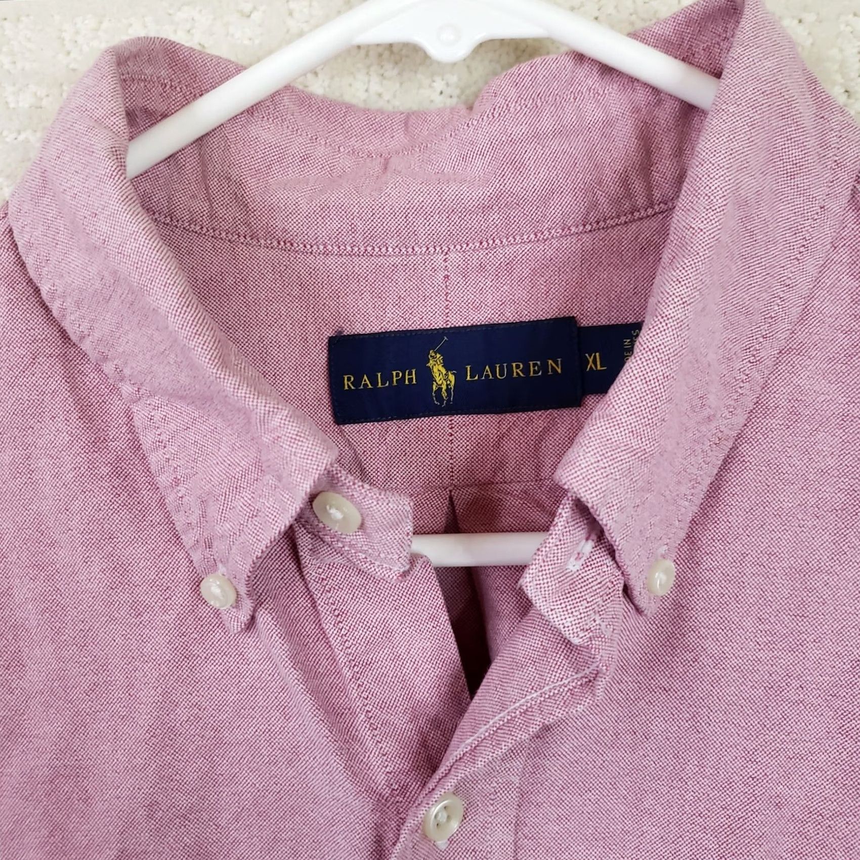 Ralph Lauren Ralph Lauren Shirt XL Pink Button-Up Long Sleeve Chambray Cotton Multicolor Logo Embroidered Classic Men’s Button-Down Casual Size US XL / EU 56 / 4 - 6 Thumbnail