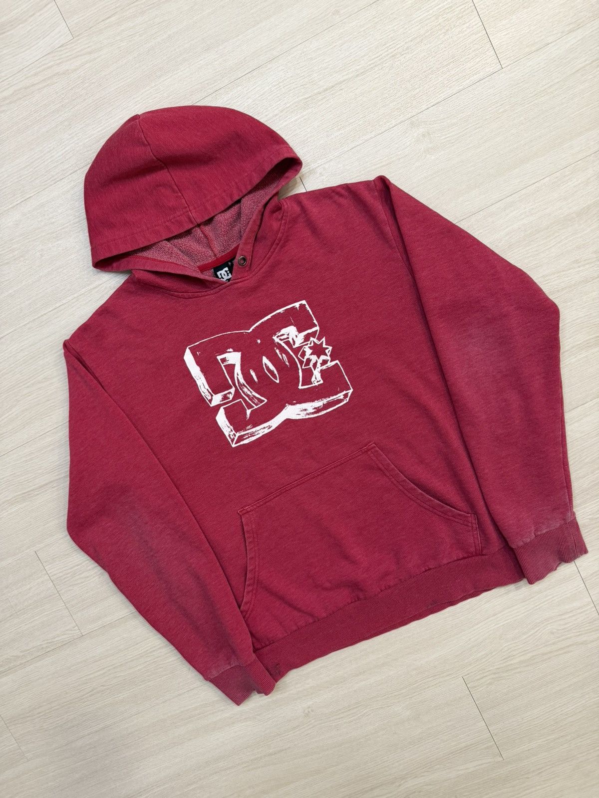 DC Y2K DC Sketch Red Pullover Hoodie Size US M / EU 48-50 / 2 - 2 Thumbnail