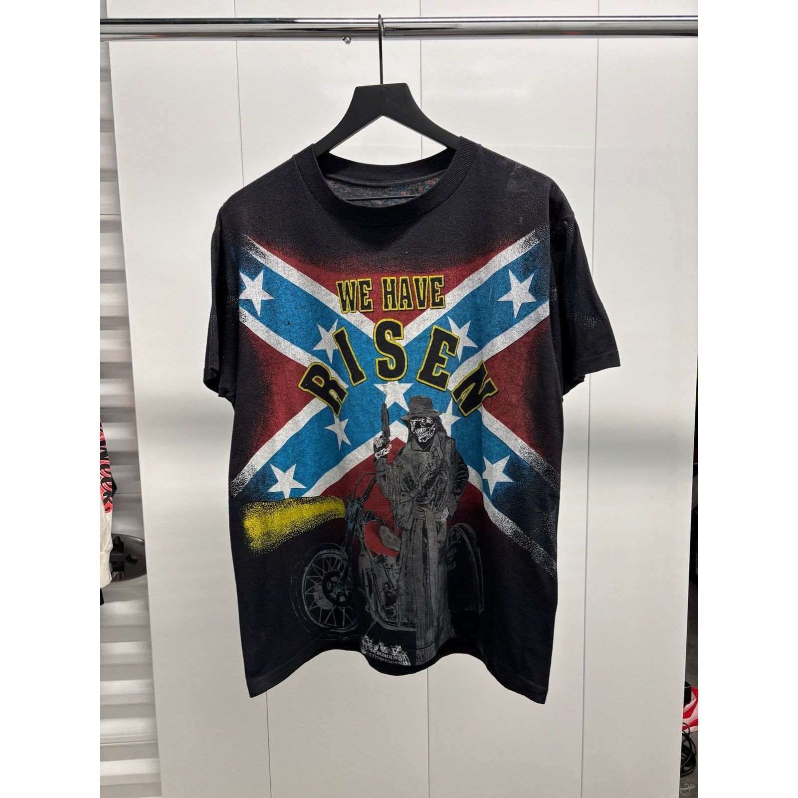 Other Vintage Underground Bikers Woods Sales Inc Confederate Biker Size US L / EU 52-54 / 3 - 1 Thumbnail