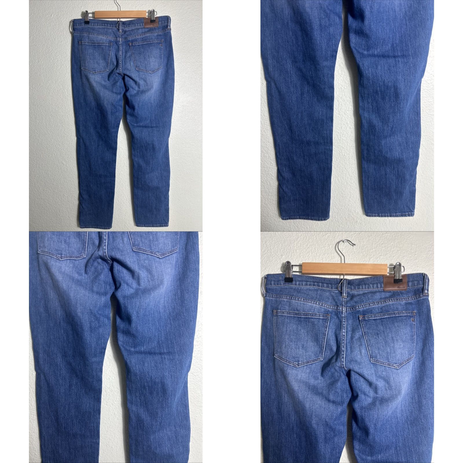 Madewell VINTAGE Madewell Slim Boy Jean Women Jeans Medium Blue 32x31 Size 32 Slim Fit Boyfriend style Womens Size 30" / US 8 / IT 44 - 8 Thumbnail