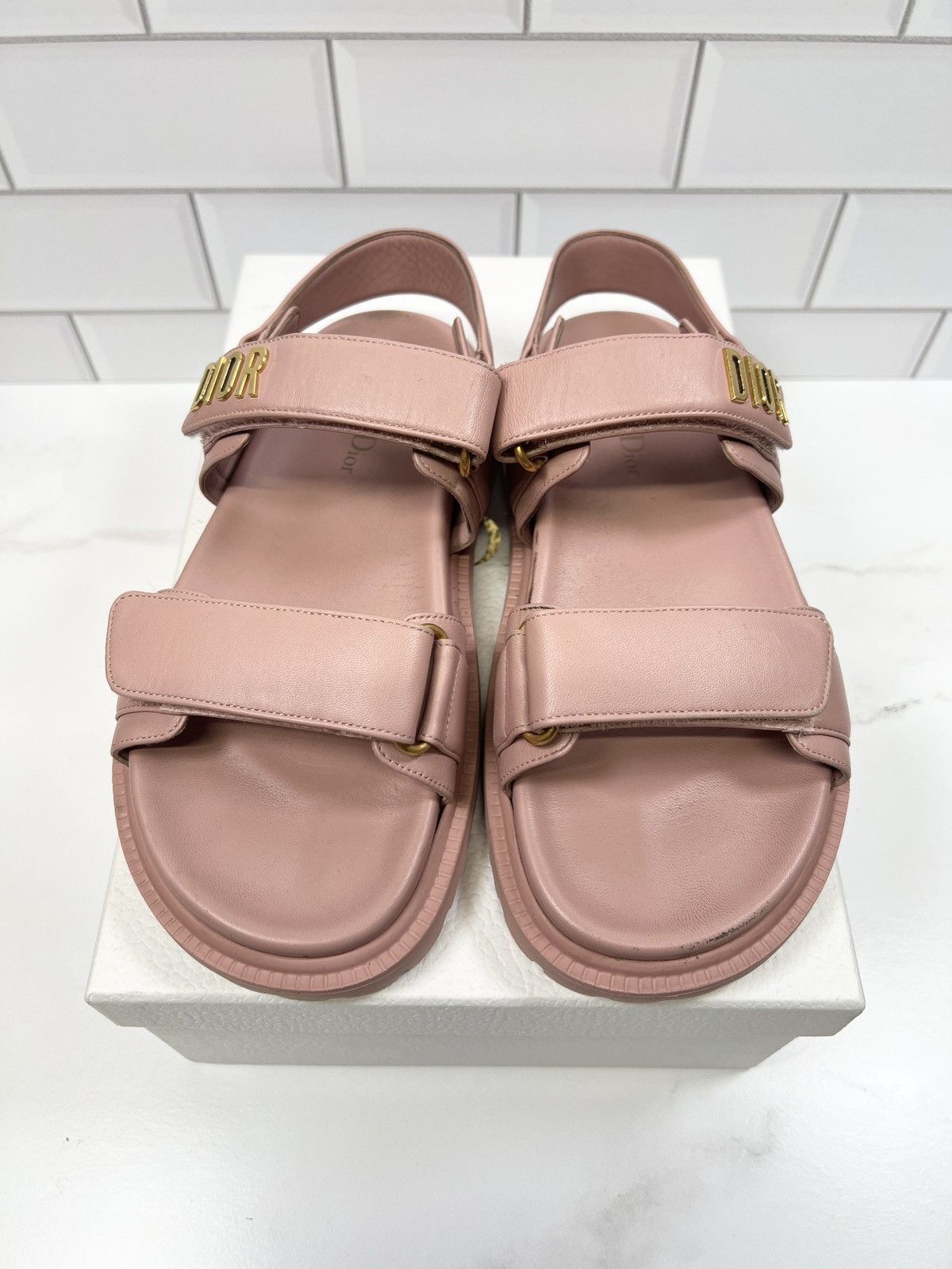 Dior Christian Dior Dioract Double Strap Sandals Slides Sandal Size US 6.5 / IT 36.5 - 2 Thumbnail
