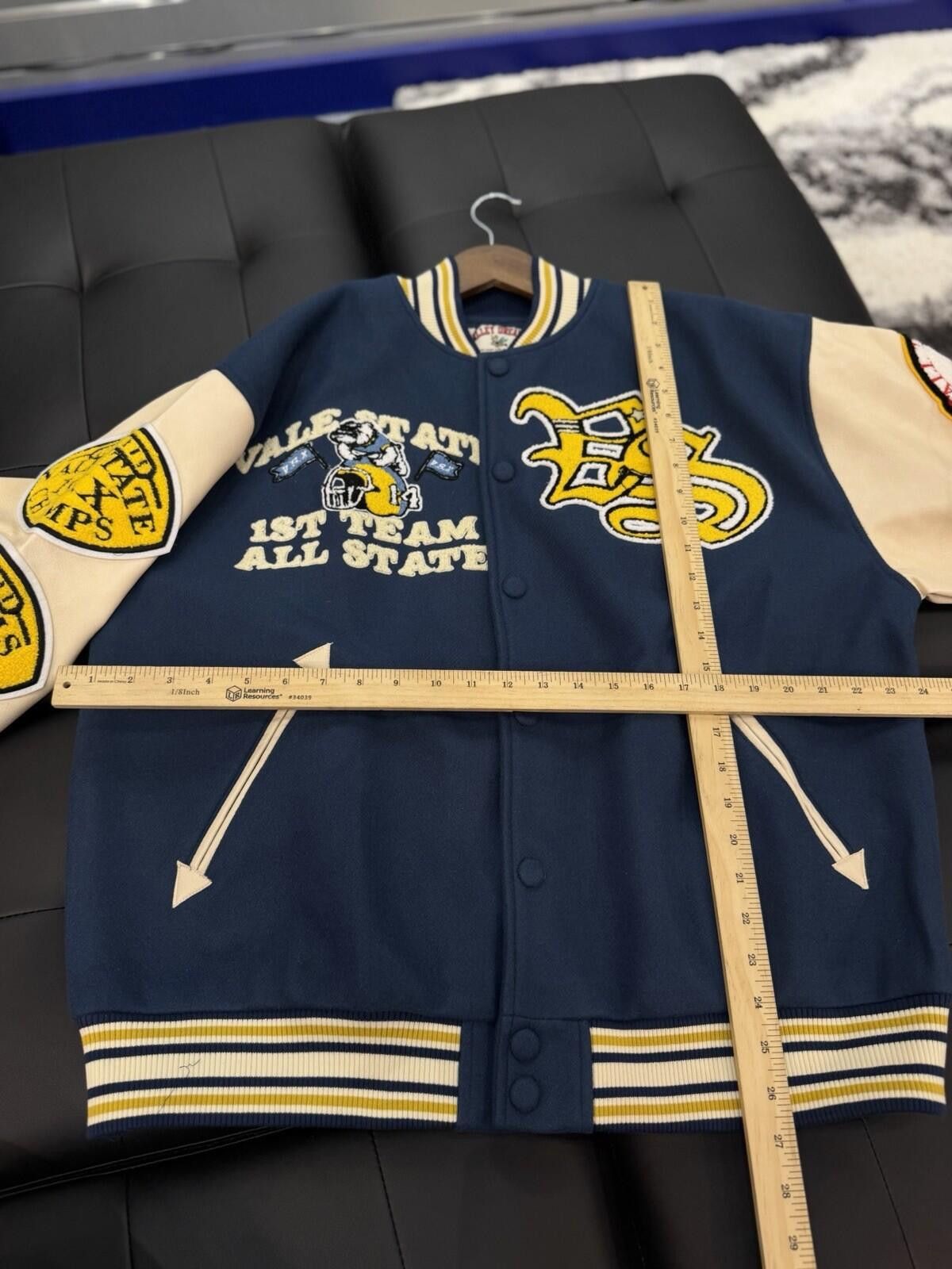 Vale ValeLives Valley Leather Jacket Blue Rare Release Size XXL Size US XXL / EU 58 / 5 - 9 Thumbnail