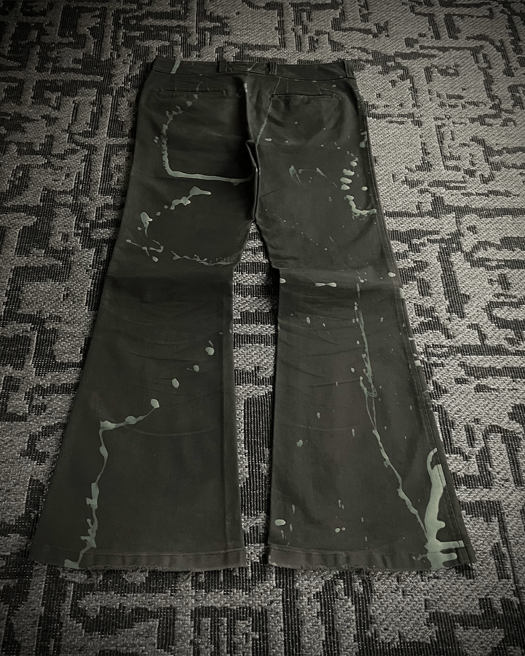 Tornado Mart Tornado Mart Brush Splash Flared Jeans Size US 32 / EU 48 - 7 Thumbnail