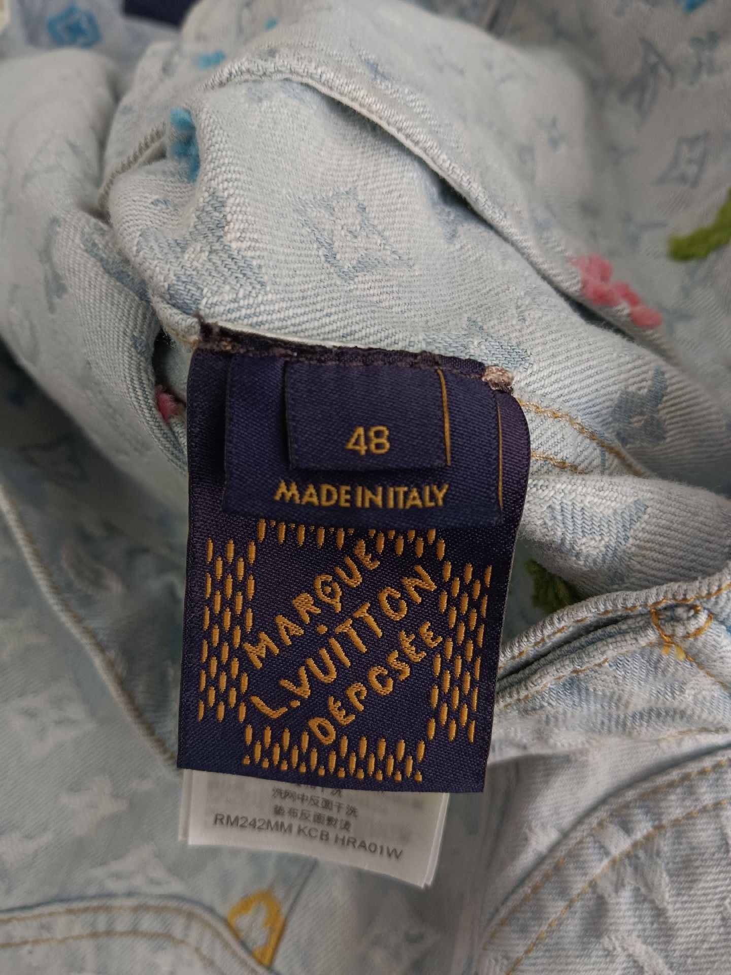 Louis Vuitton Louis Vuitton Full Print Jean Jacket Nextarrow-2412 Size US M / EU 48-50 / 2 - 4 Thumbnail