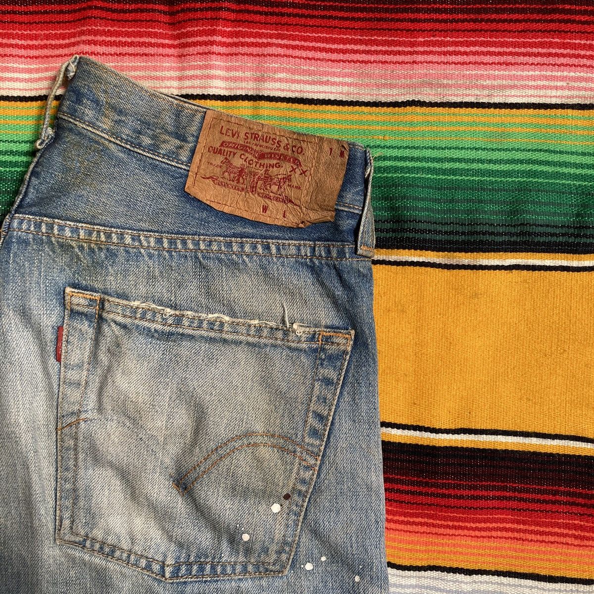 Levi's × Levi's Vintage Clothing Levis Selvedge Short Pants Size US 32 / EU 48 - 5 Thumbnail