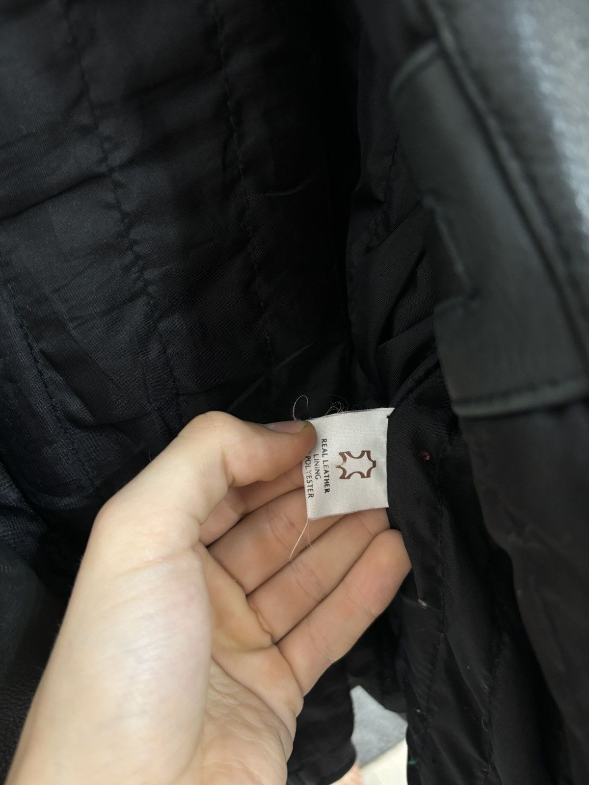 Genuine Leather × Japanese Brand 2000s Vintage Japanese Cropped Real Leather Bomber Jacket Size US M / EU 48-50 / 2 - 12 Thumbnail
