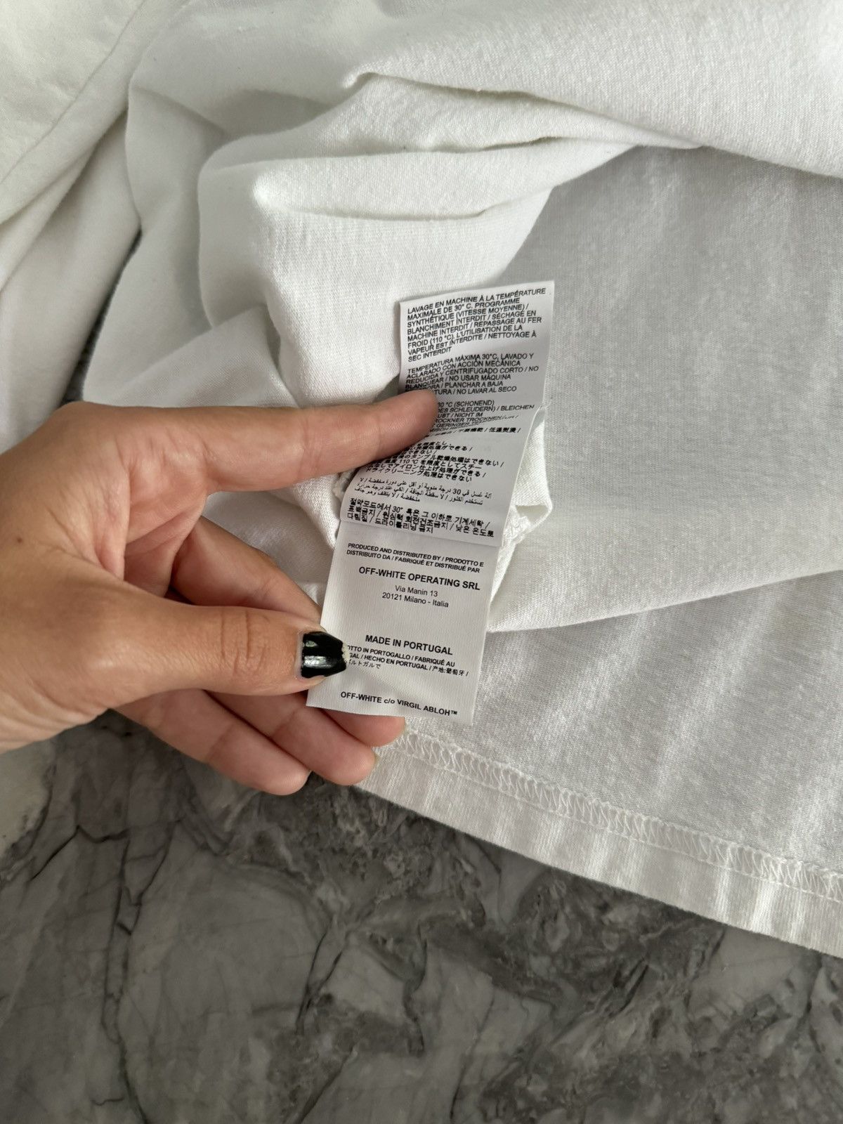 Off-White OFF WHITE TRIANGLE PLANET Long-Sleeve Tee White Size US L / EU 52-54 / 3 - 5 Thumbnail