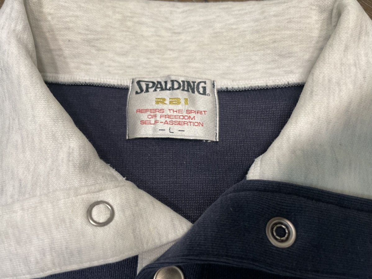Spalding × Vintage Spalding Halfbutton Sweatshirt Size L / US 10 / IT 46 - 3 Thumbnail