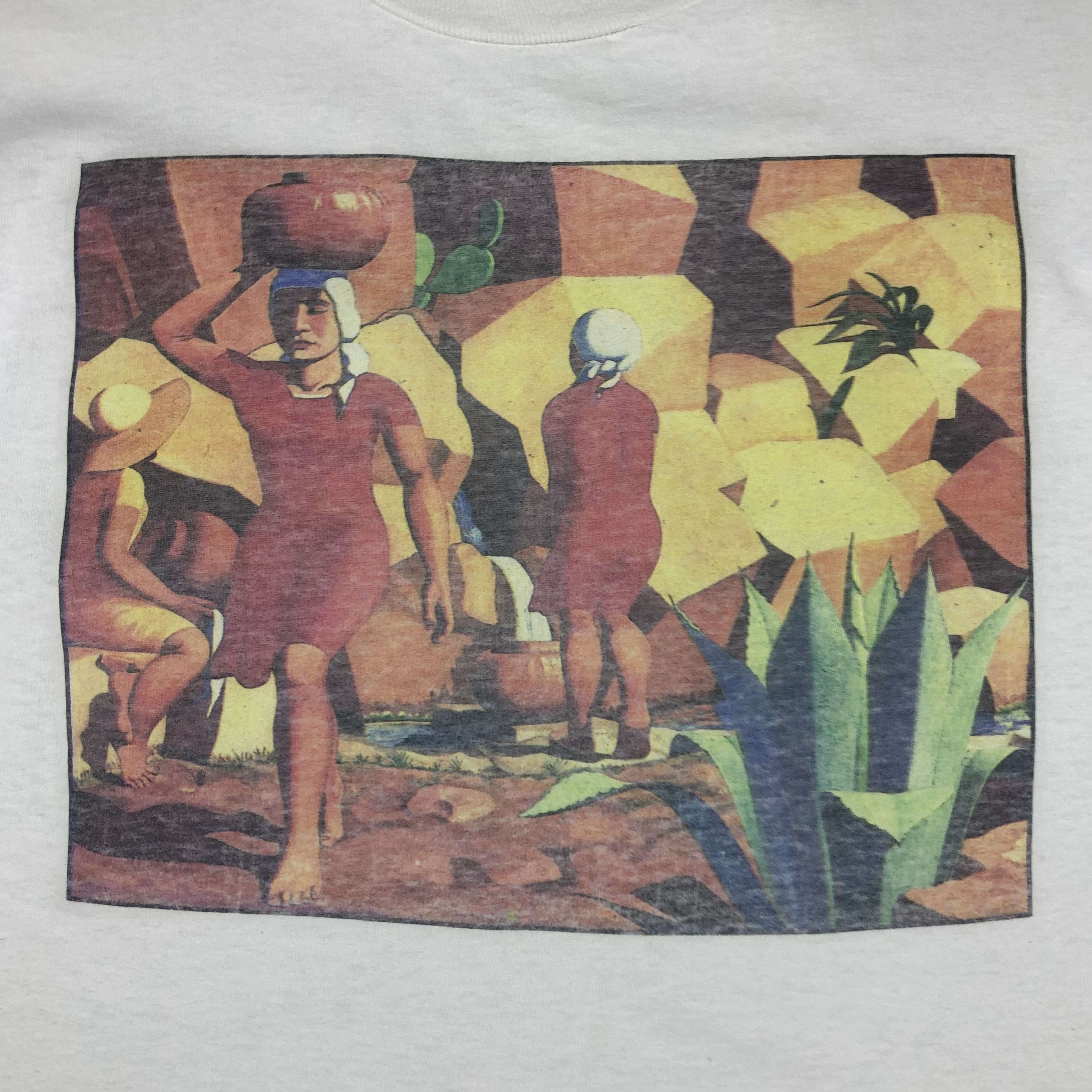 Vintage Las Aquadoras by Jose Jorge Oramas Art Tee Size US XL / EU 56 / 4 - 3 Thumbnail