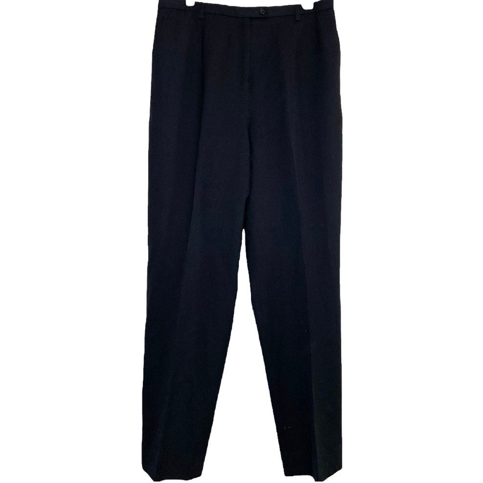 Pendleton VTG Pendleton Trouser Pants 100% Virgin Wool Zip Up Black 14 Size 36" / US 14 / IT 50 - 1 Thumbnail