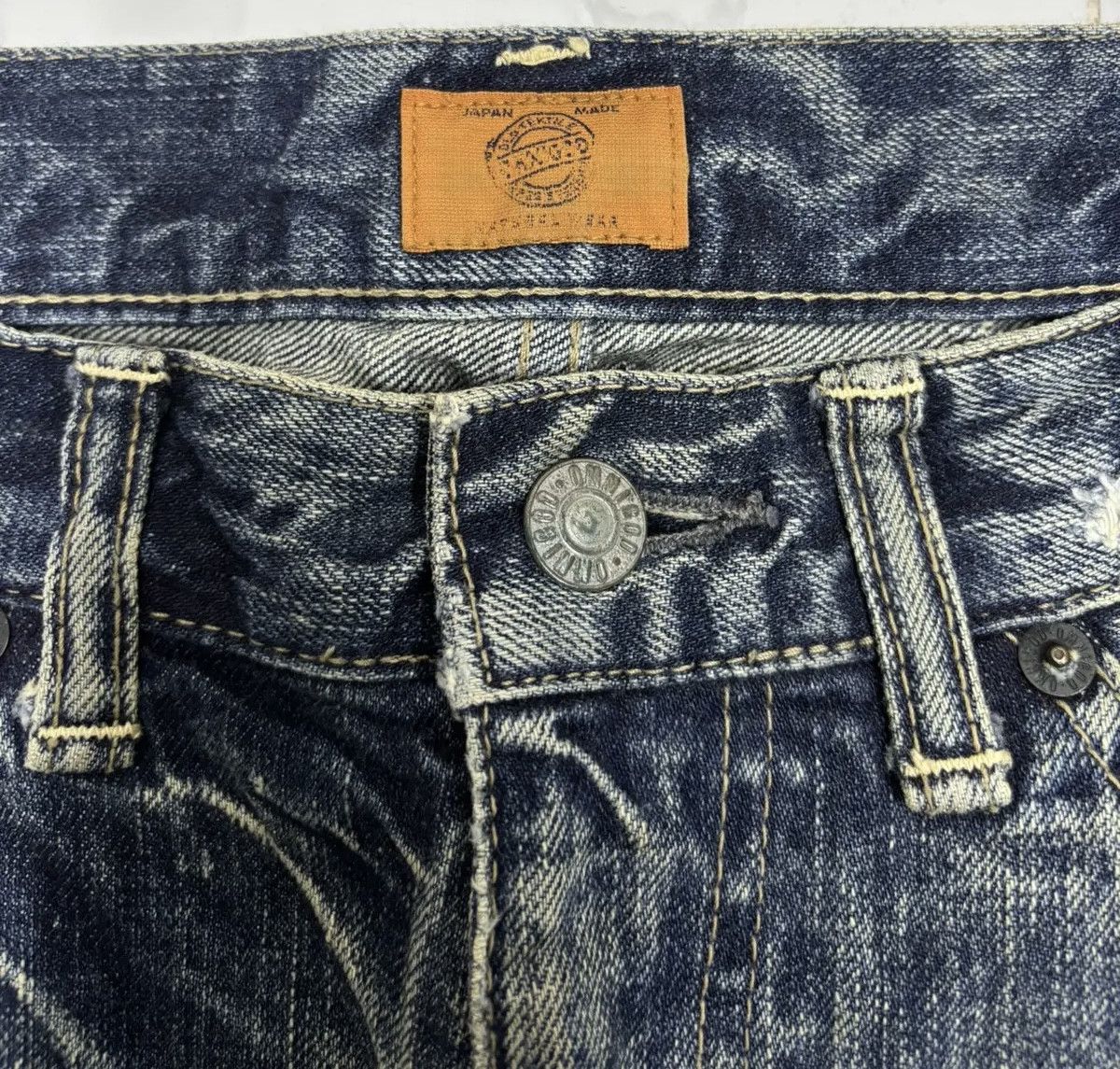 Kapital Kountry Vintage Boro Patchwork Jeans OMNIGOD Denim Kapital Design Size US 30 / EU 46 - 9 Thumbnail