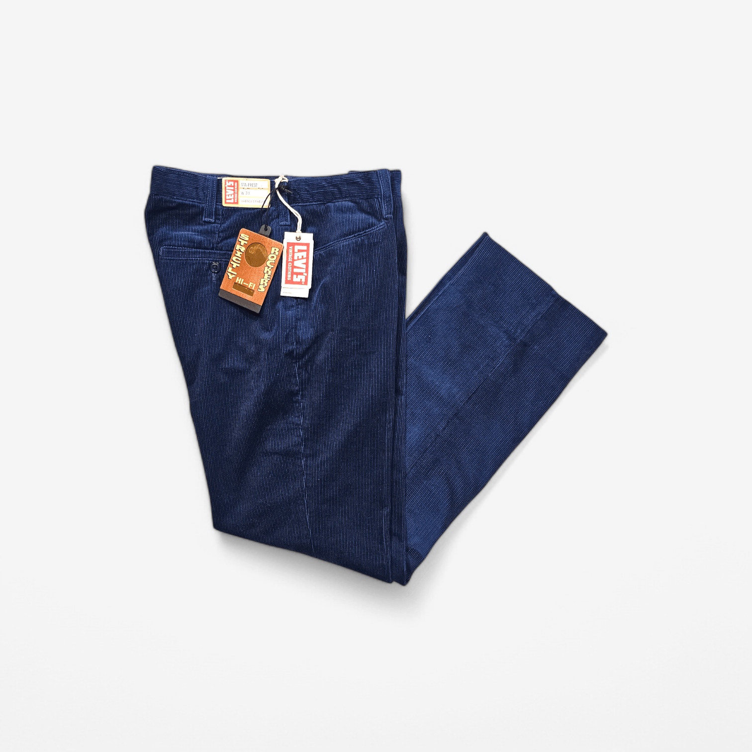 NWT LVC Levi's Vintage Clothing Sta Prest Corduroy Pants