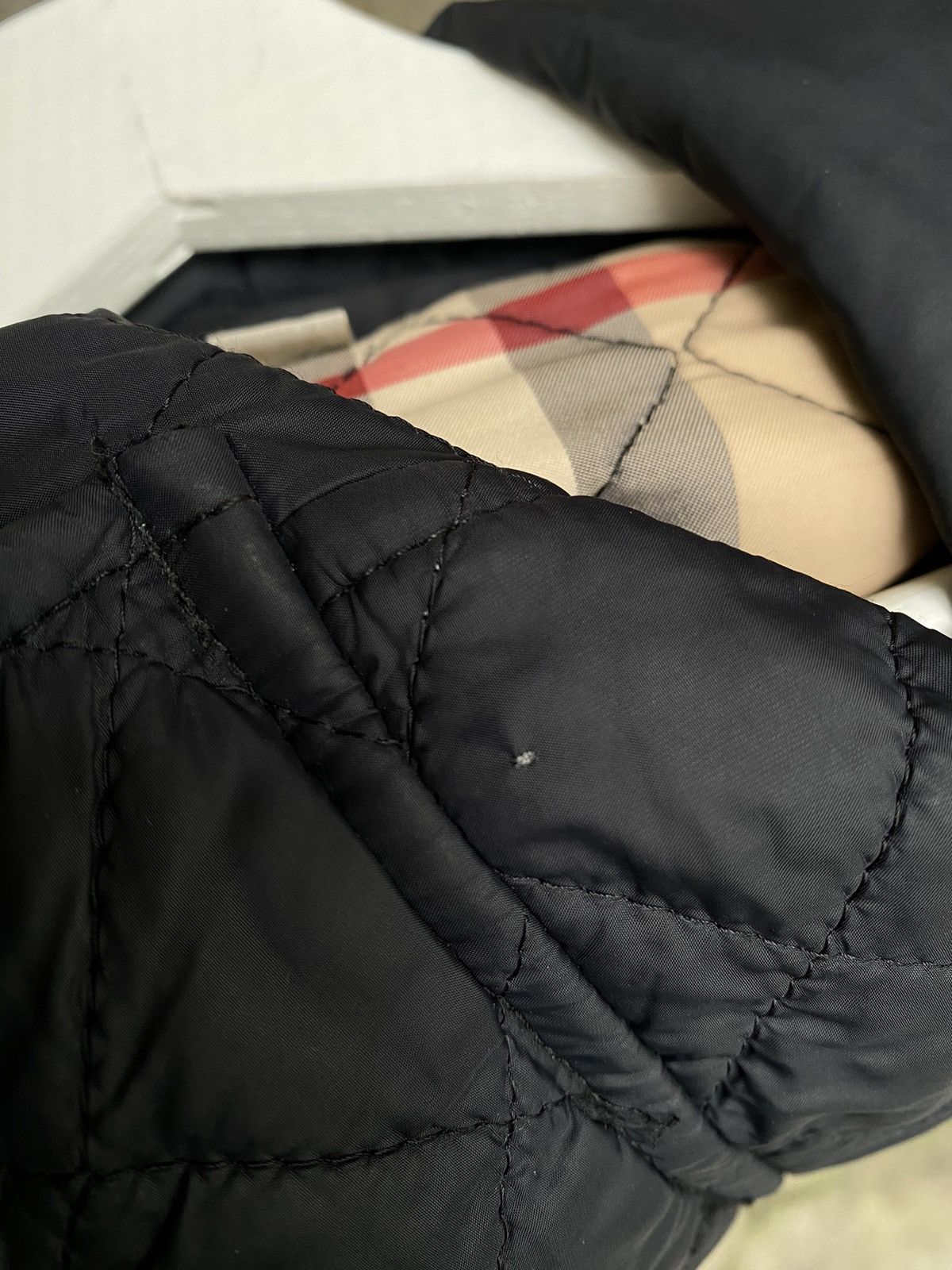 Burberry × Vintage Burberry London Quilted Light Jacket Size US XL / EU 56 / 4 - 9 Thumbnail