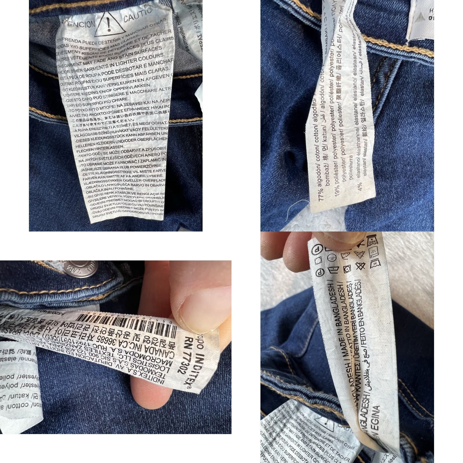 Zara Zara Skinny Jeans Womens Size 8 26x27 Blue Dark Wash City Preppy Slim Stretch Jeans Womens Size 8 blue City Jeans Size 30" / US 8 / IT 44 - 8 Thumbnail
