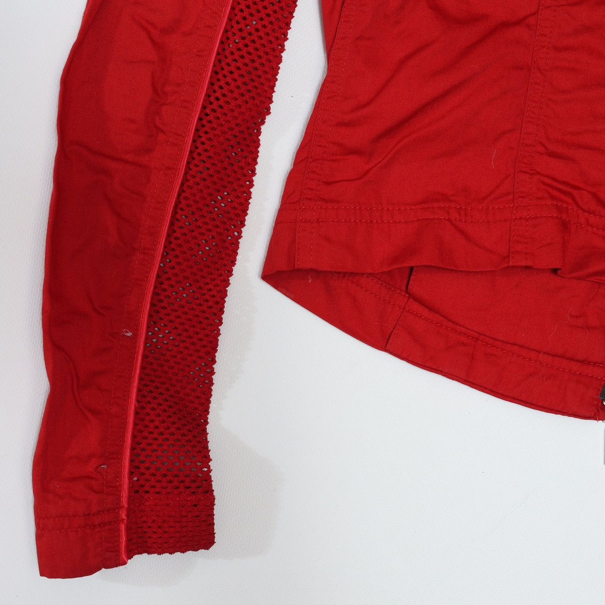 plein sud Plein Sud Jeans Vintage Red Sport Jacket Fishnet Size S / US 4 / IT 40 - 18 Thumbnail