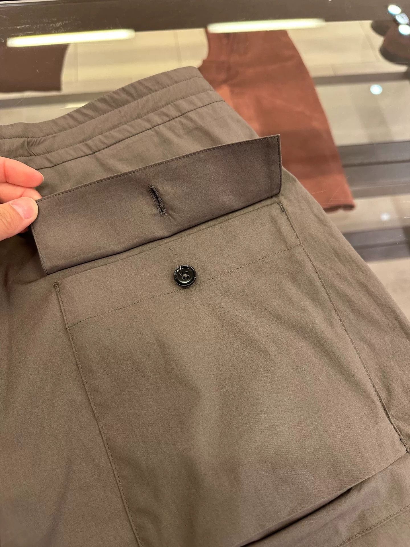 Ermenegildo Zegna Zegna Brown Men's Discount Shorts Size US 32 / EU 48 - 8 Thumbnail