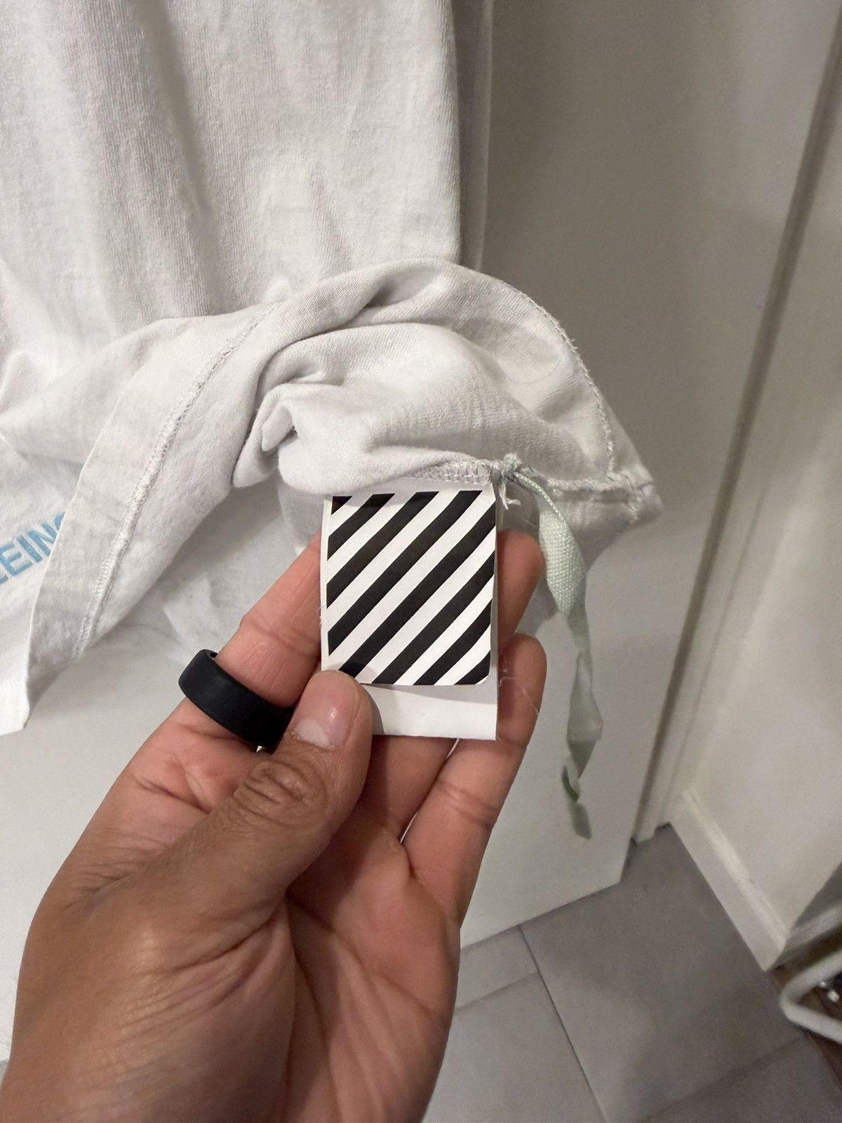 Off-White Off-White "Seeing Things" Ladder T-shirt Size US S / EU 44-46 / 1 - 5 Thumbnail