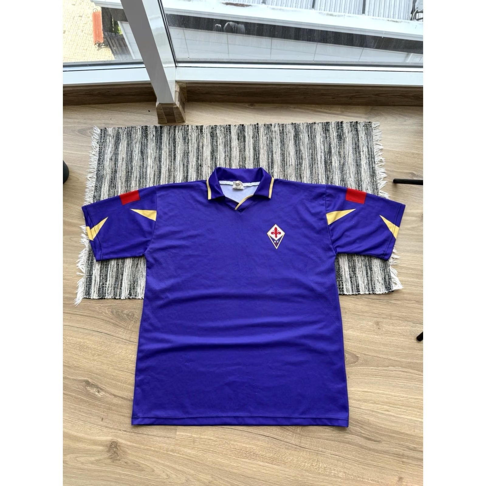 Vintage FIORENTINA MERCHANDISE RETRO GILARDINO #11 VINTAGE Sz XL T-Shirt Men Blue Football Jersey 90s Size US XL / EU 56 / 4 - 2 Thumbnail