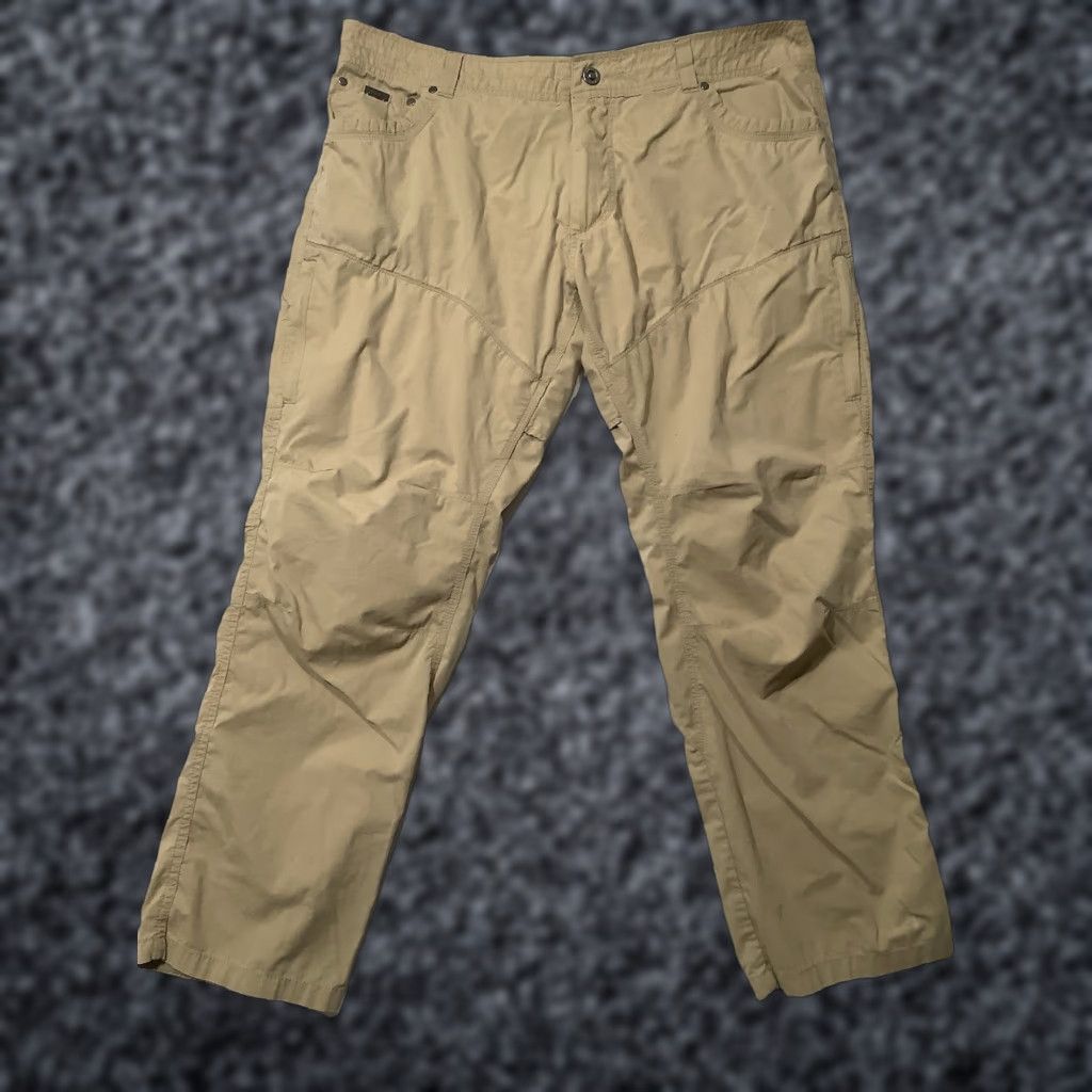 Vintage Kuhl Kontra Air Pant Mens 38 x 29 Beige Cargo Pocket 5-Pocket Breathable Lightweight Size US 38 / EU 54 - 1 Thumbnail