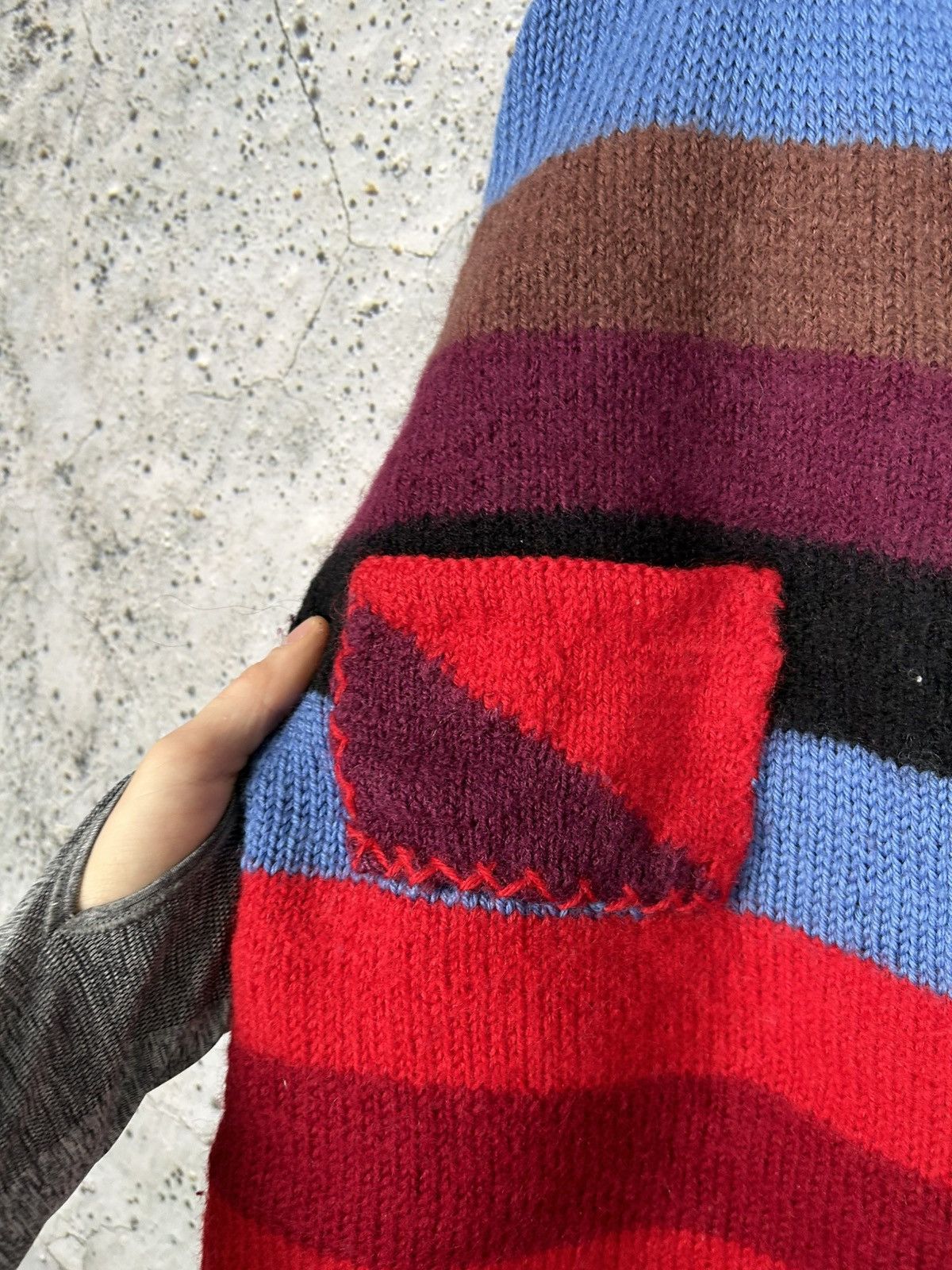 Vintage Vintage Wool Avantgarde Cardigan Handmade Japanese Grunge Size US M / EU 48-50 / 2 - 5 Thumbnail