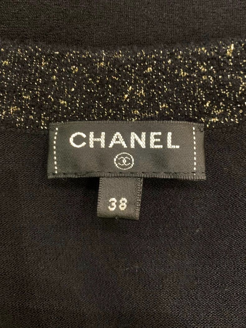 Chanel Chanel Egypt series black gold knitted dress Size XS / US 0-2 / IT 36-38 - 6 Thumbnail