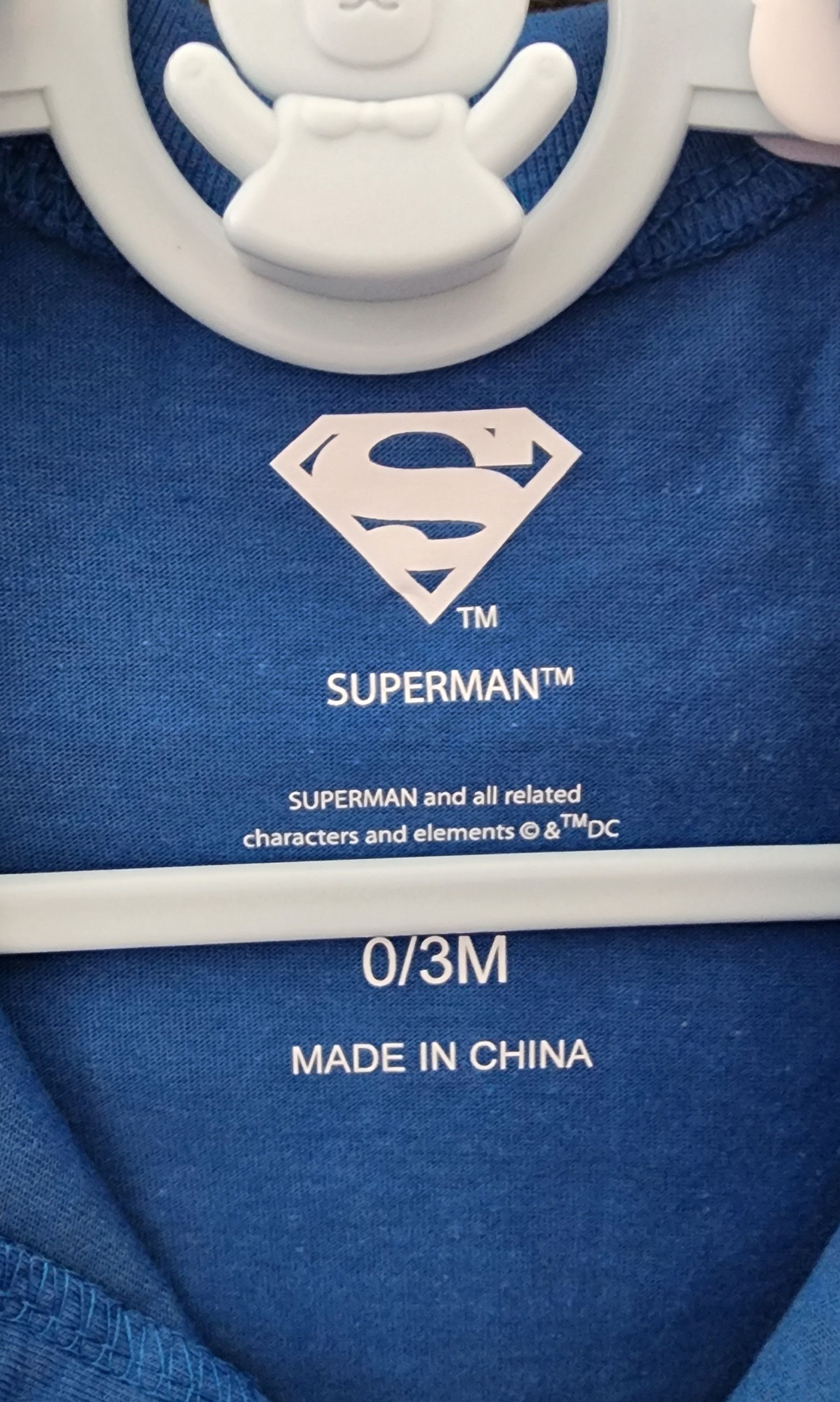 DC Comics NIP DC Comics Justice Superman Baby Boy Costume 0-3 Month Size US XXS / EU 40 - 2 Thumbnail