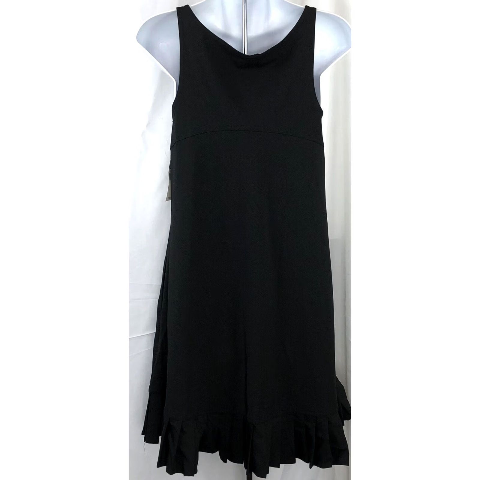 Old Navy NWT Old Navy dress XS blk Drop Waist Pleated sleeveless knee length preppy Cute Size XS / US 0-2 / IT 36-38 - 3 Thumbnail