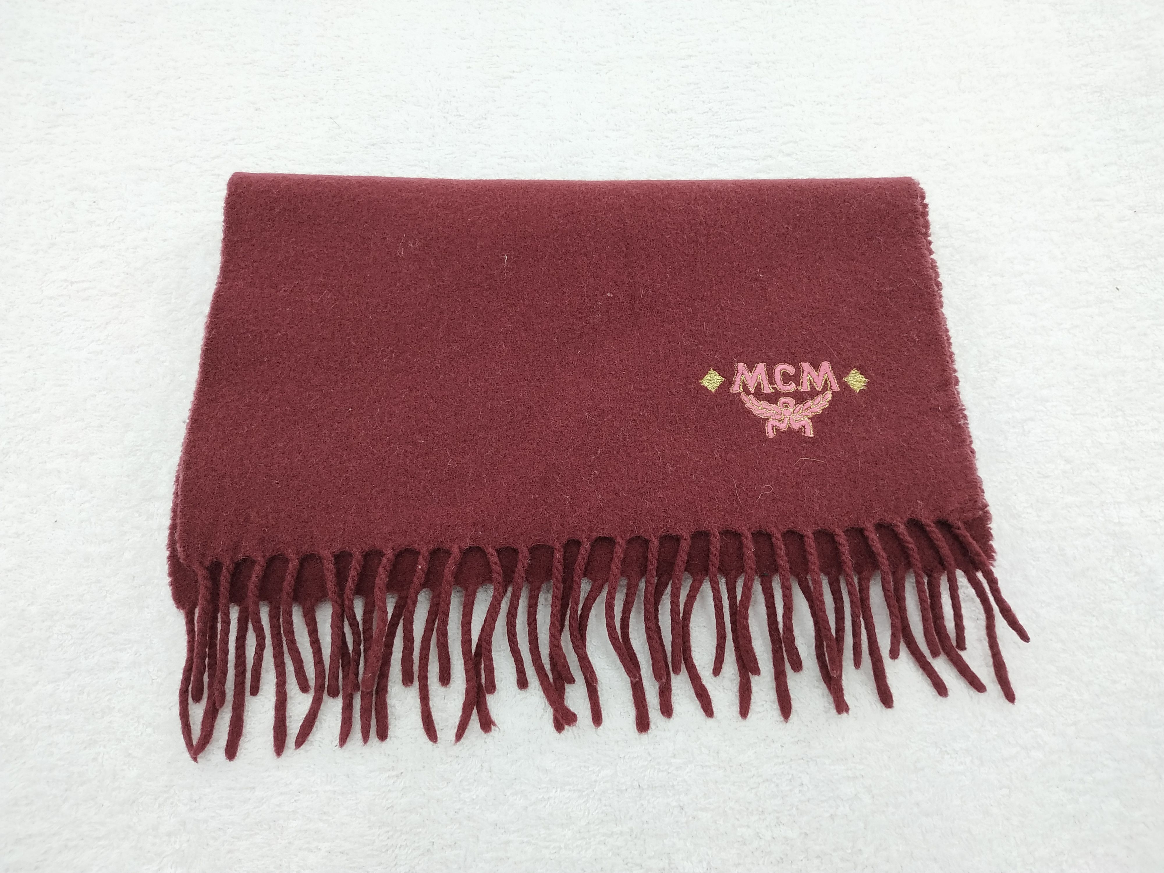 MCM Vintage MCM Wool Scarf/Muffler/Neckwear MF098 Size ONE SIZE - 3 Thumbnail