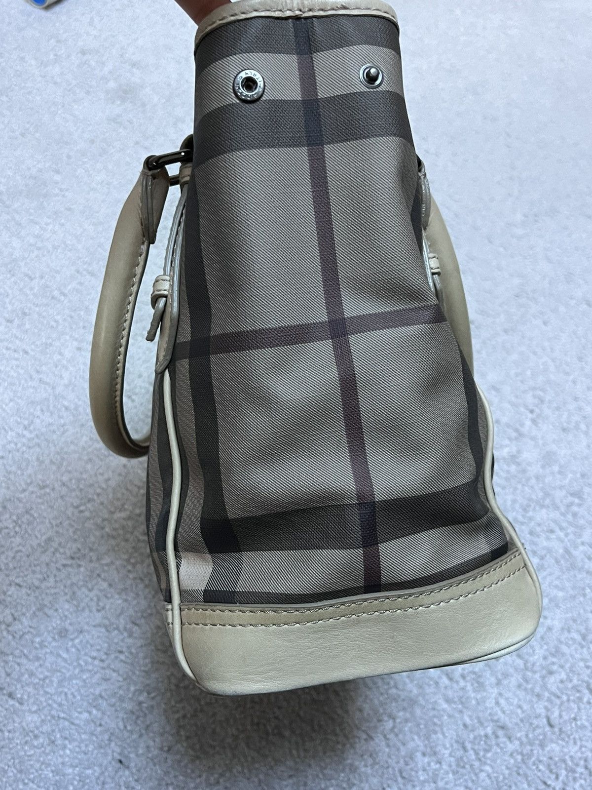 Burberry Burberry Smoke House Check Tote Bag Size ONE SIZE - 5 Thumbnail