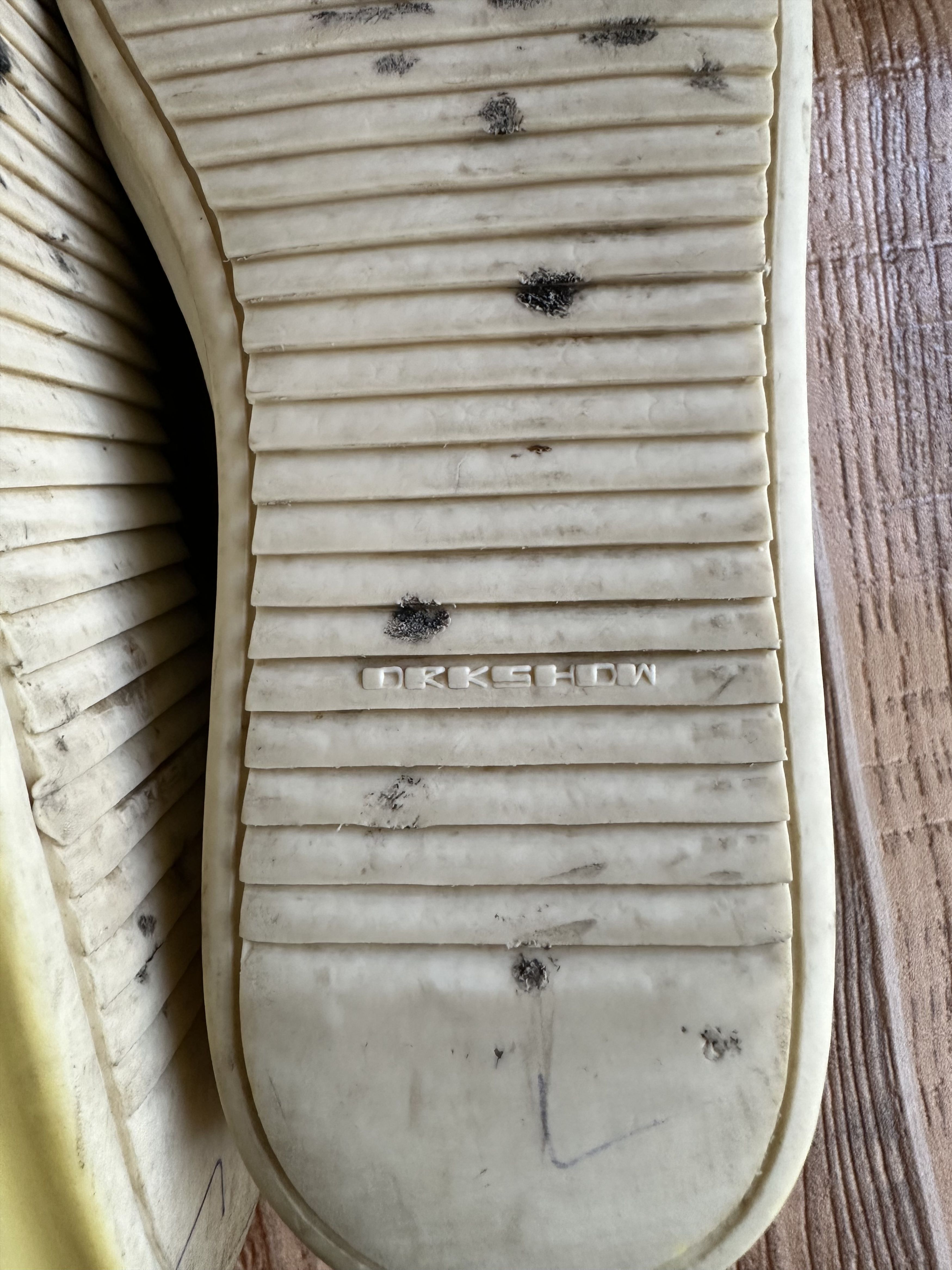 Rick Owens Rick Owens Drkshdw Slip on Boat SNeakers black Milk Size US 10 / EU 43 - 15 Thumbnail