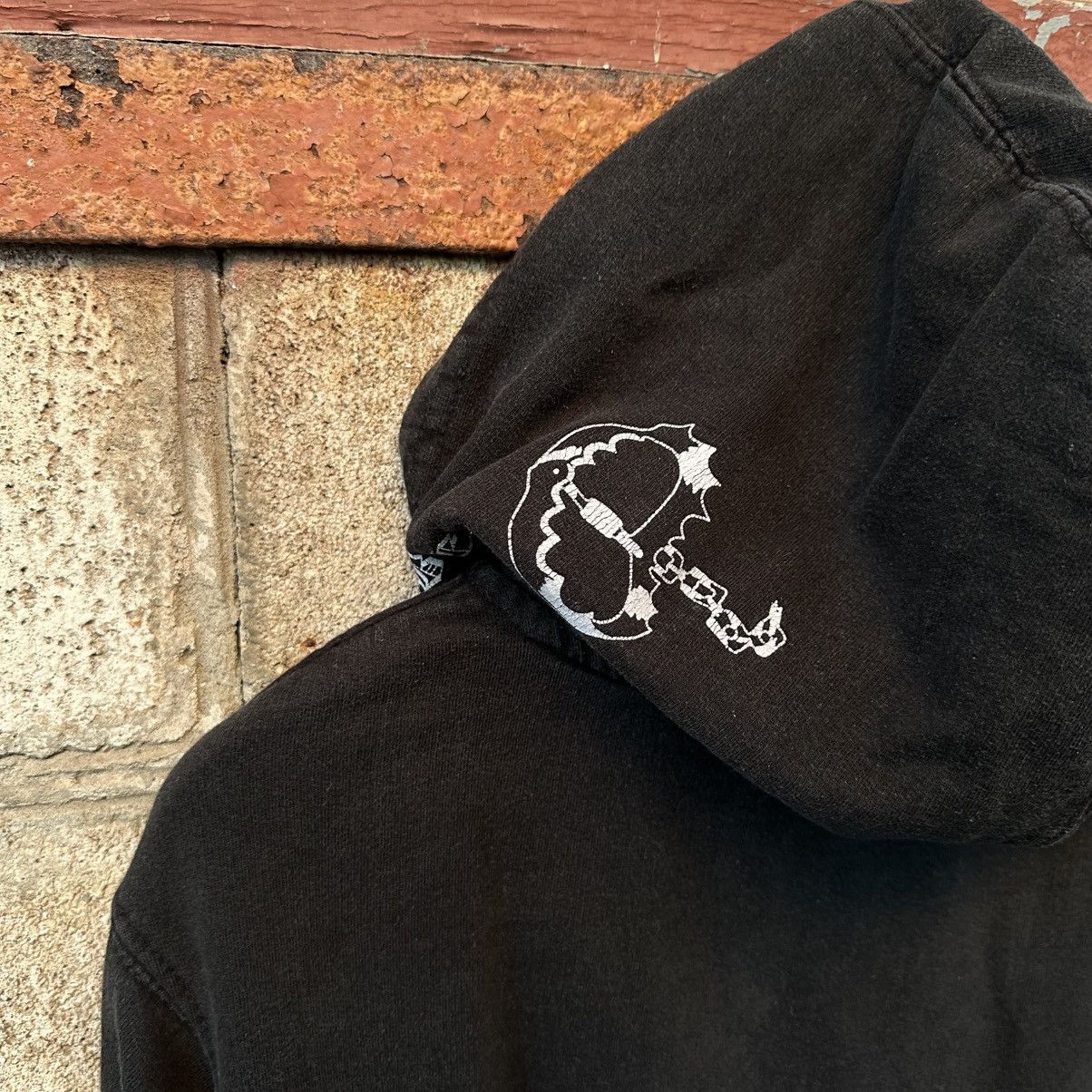 Y/Project Vintage Japan Black Bear Sound Black Hoodie Fitted Rare SK8 Size US M / EU 48-50 / 2 - 7 Thumbnail